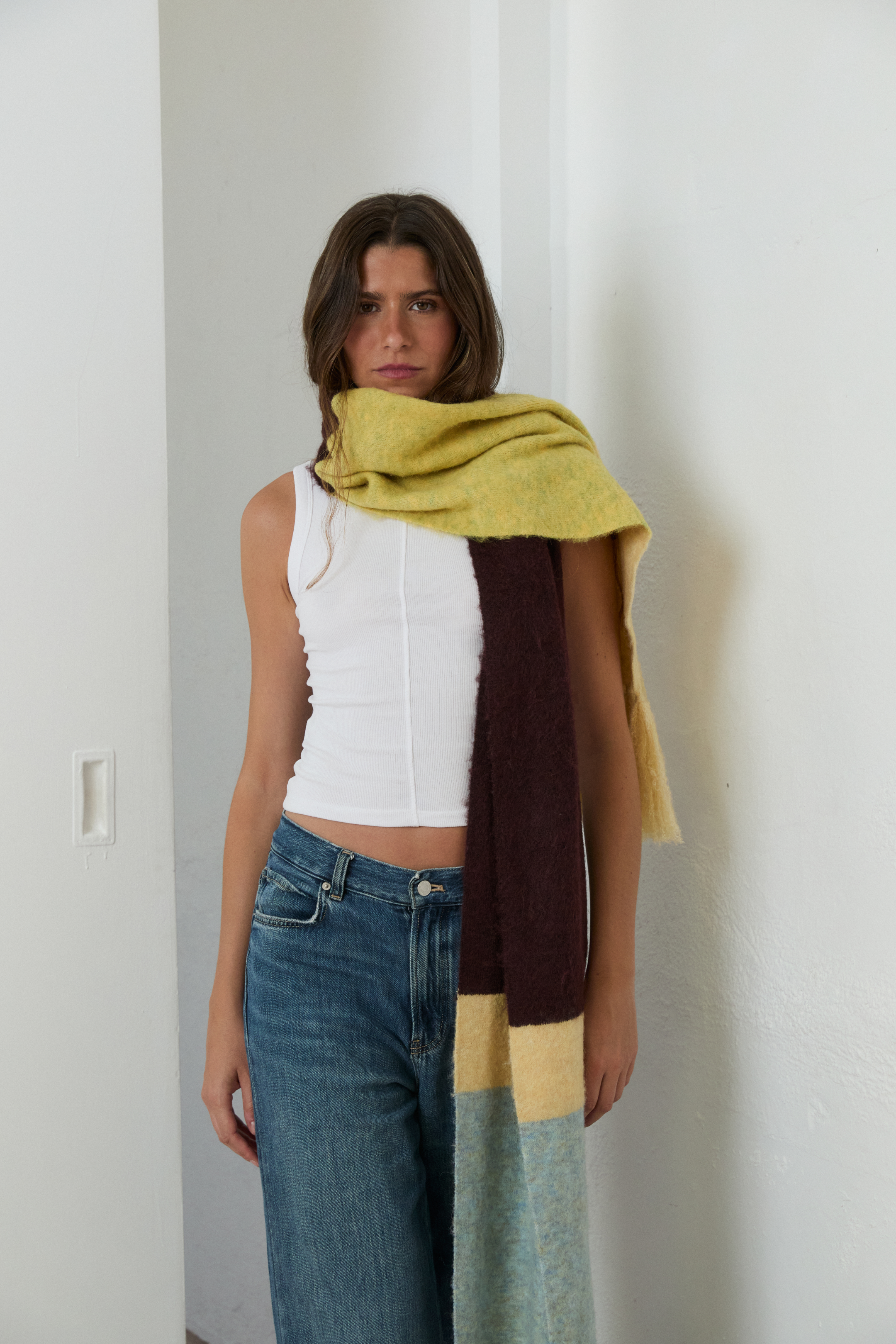 MIM Bufanda UNICA BUFANDA OVA BERENJENA