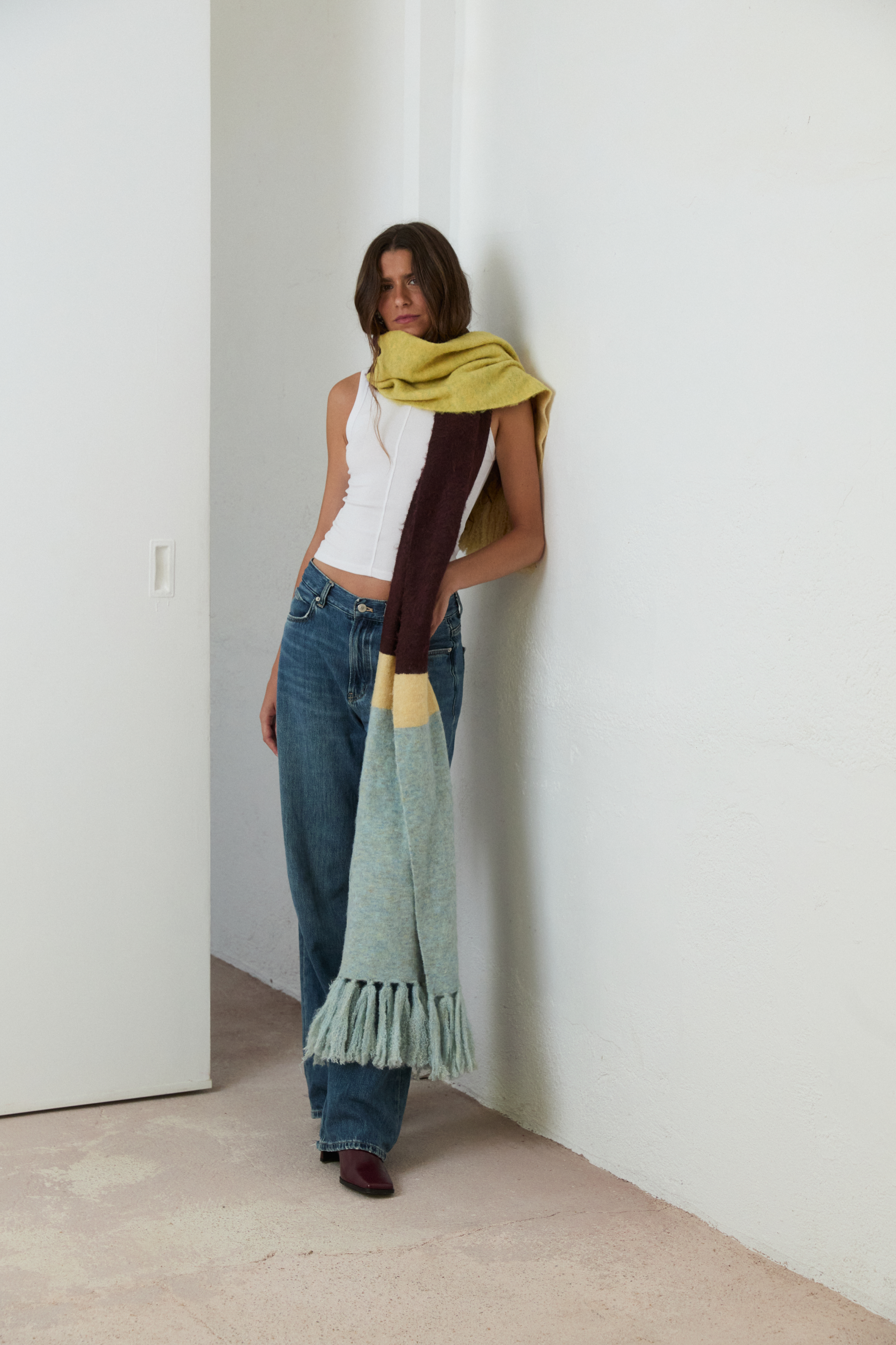 MIM Bufanda UNICA BUFANDA OVA BERENJENA