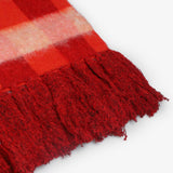 MIM Bufanda UNICA BUFANDA OVA CUADROS ROJOS