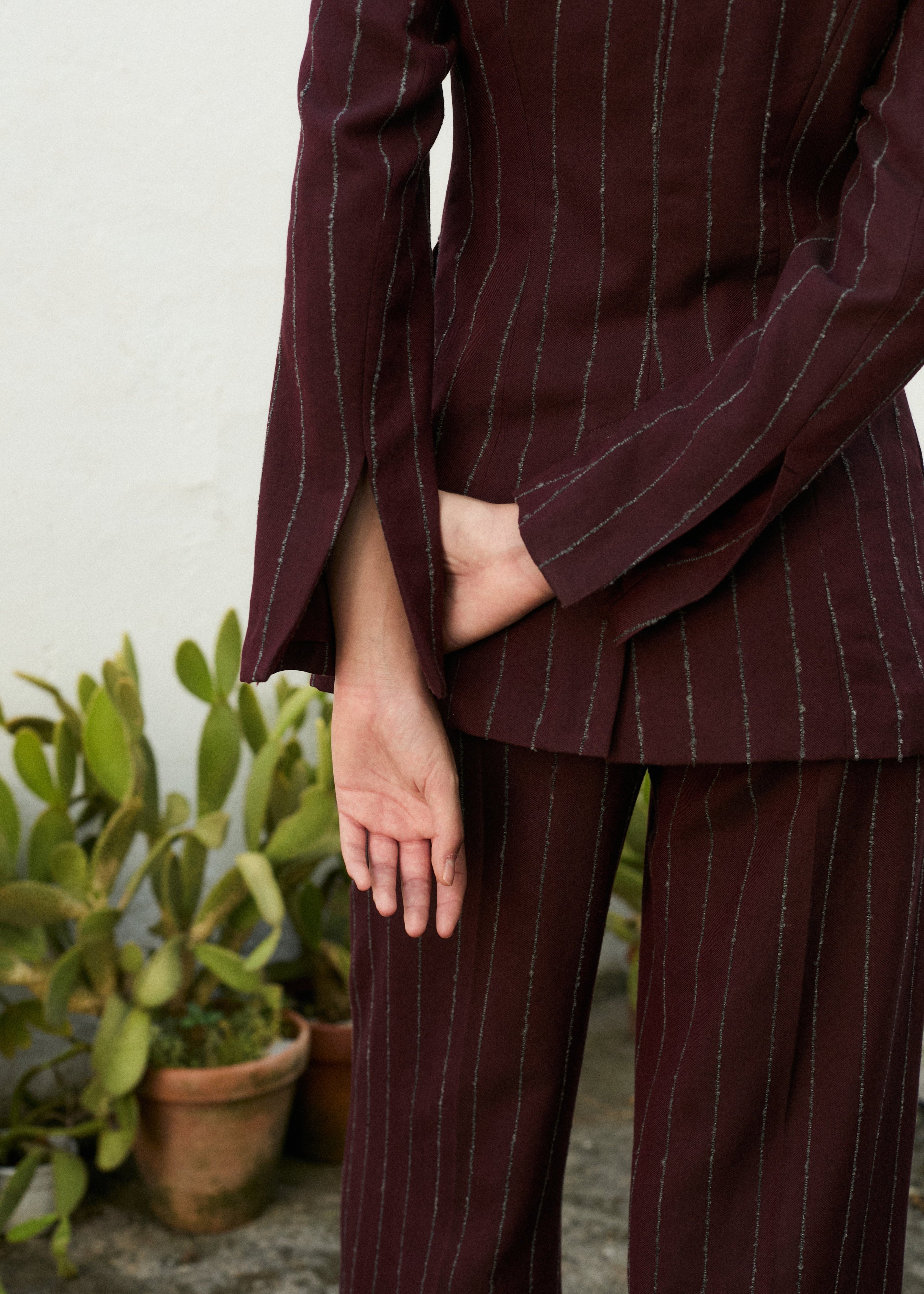 MIM Chaqueta BLAZER ELY BERENJENA