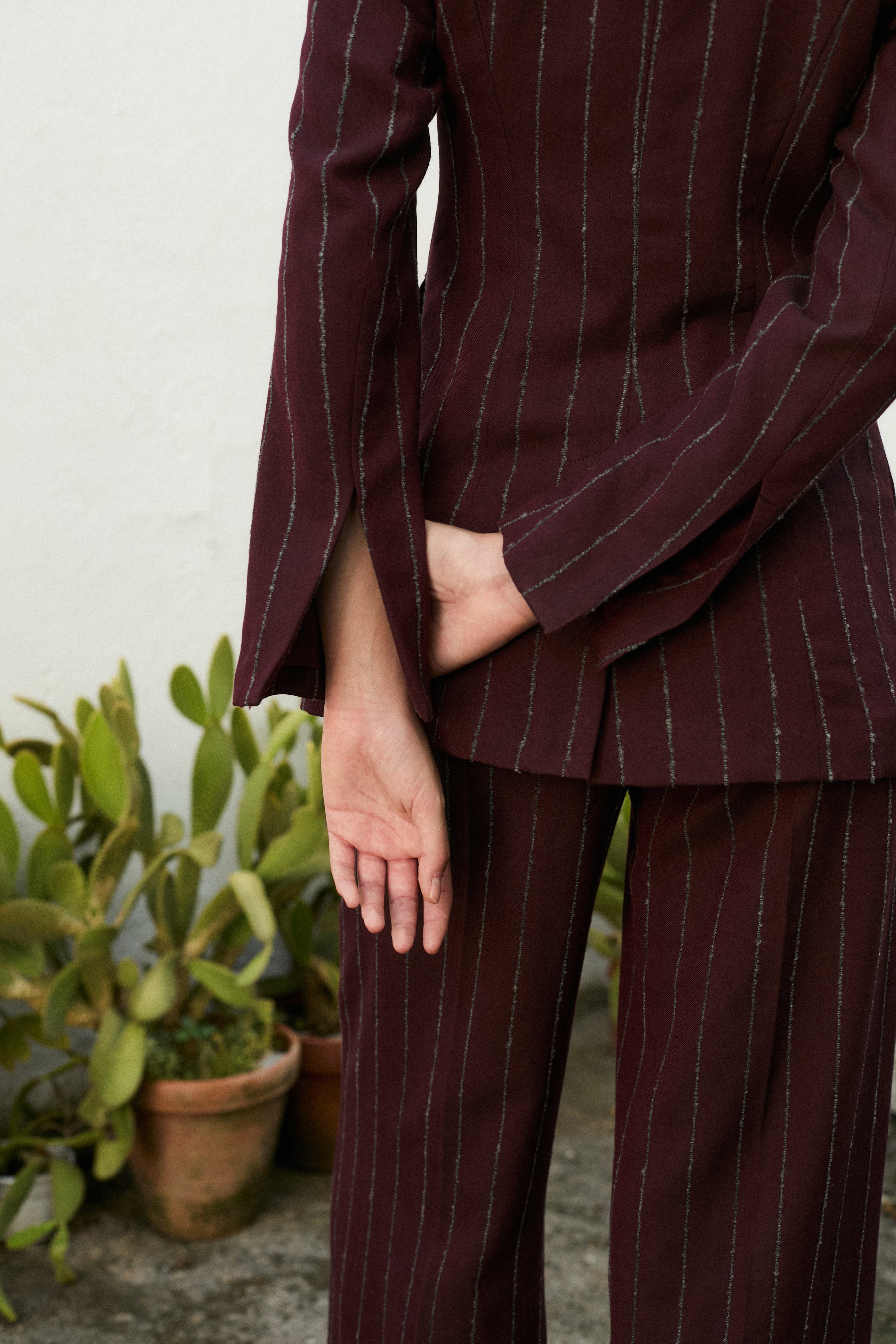 MIM Chaqueta BLAZER ELY BERENJENA