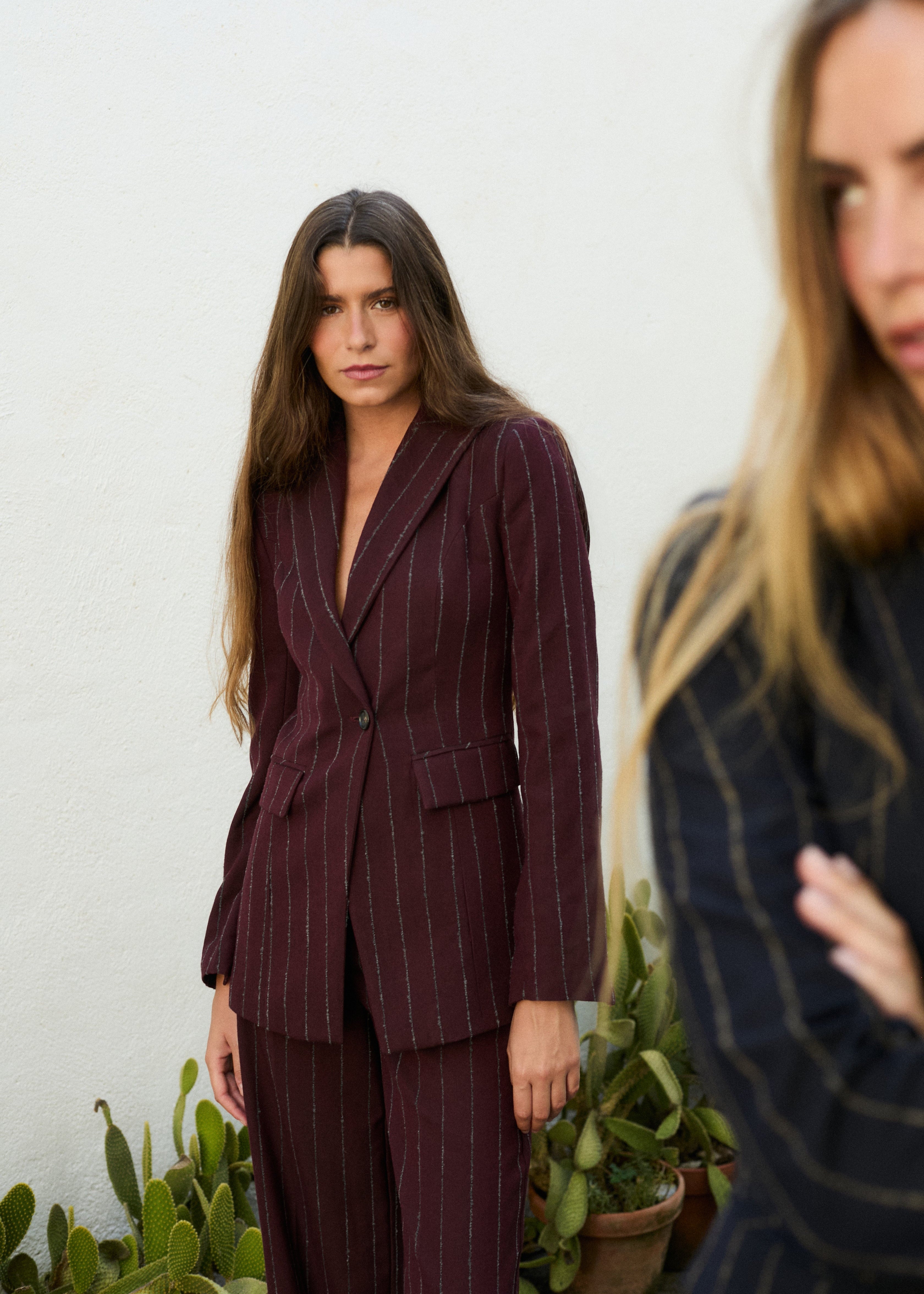 MIM Chaqueta BLAZER ELY BERENJENA