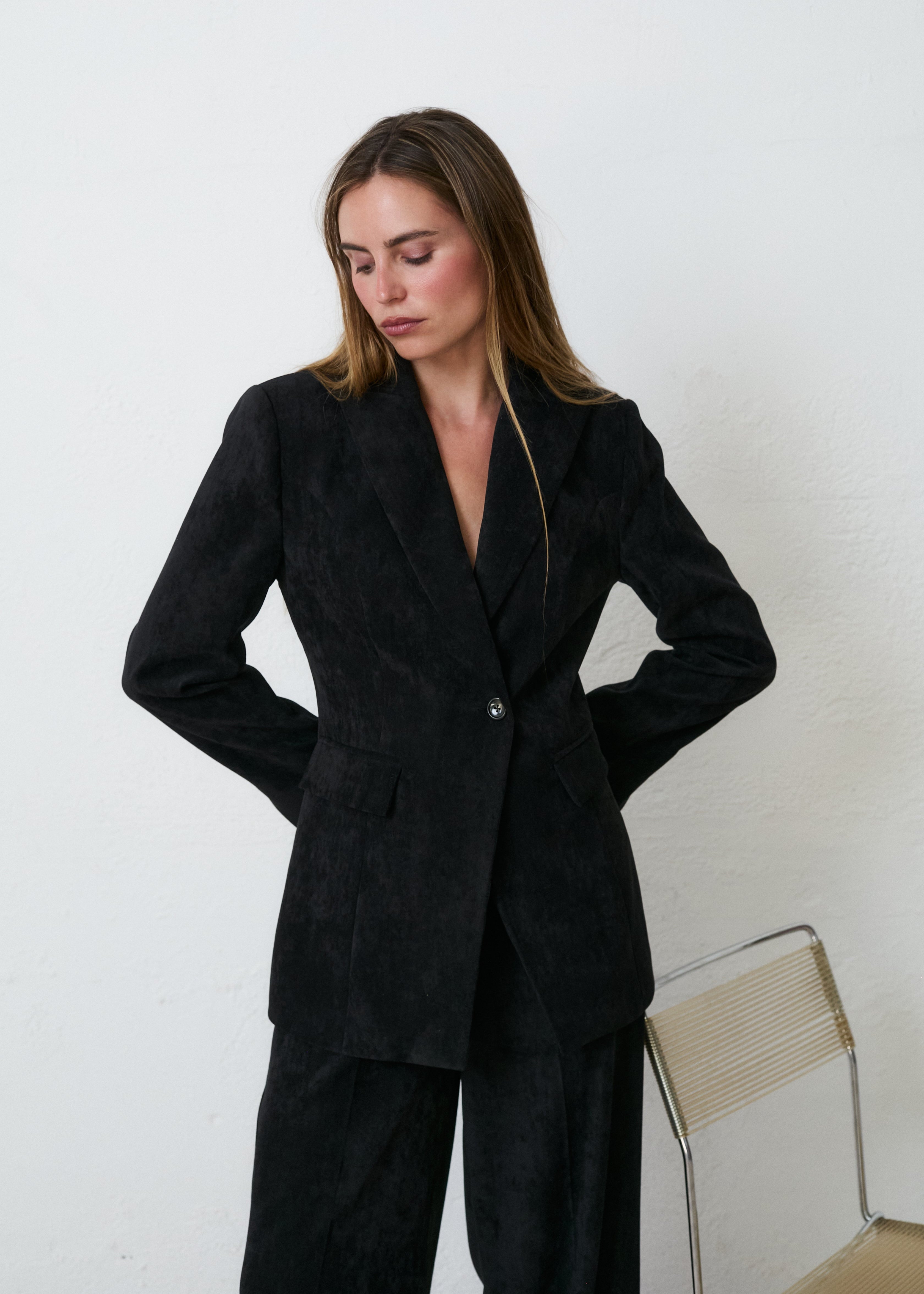 MIM Chaqueta BLAZER ELY NEGRO