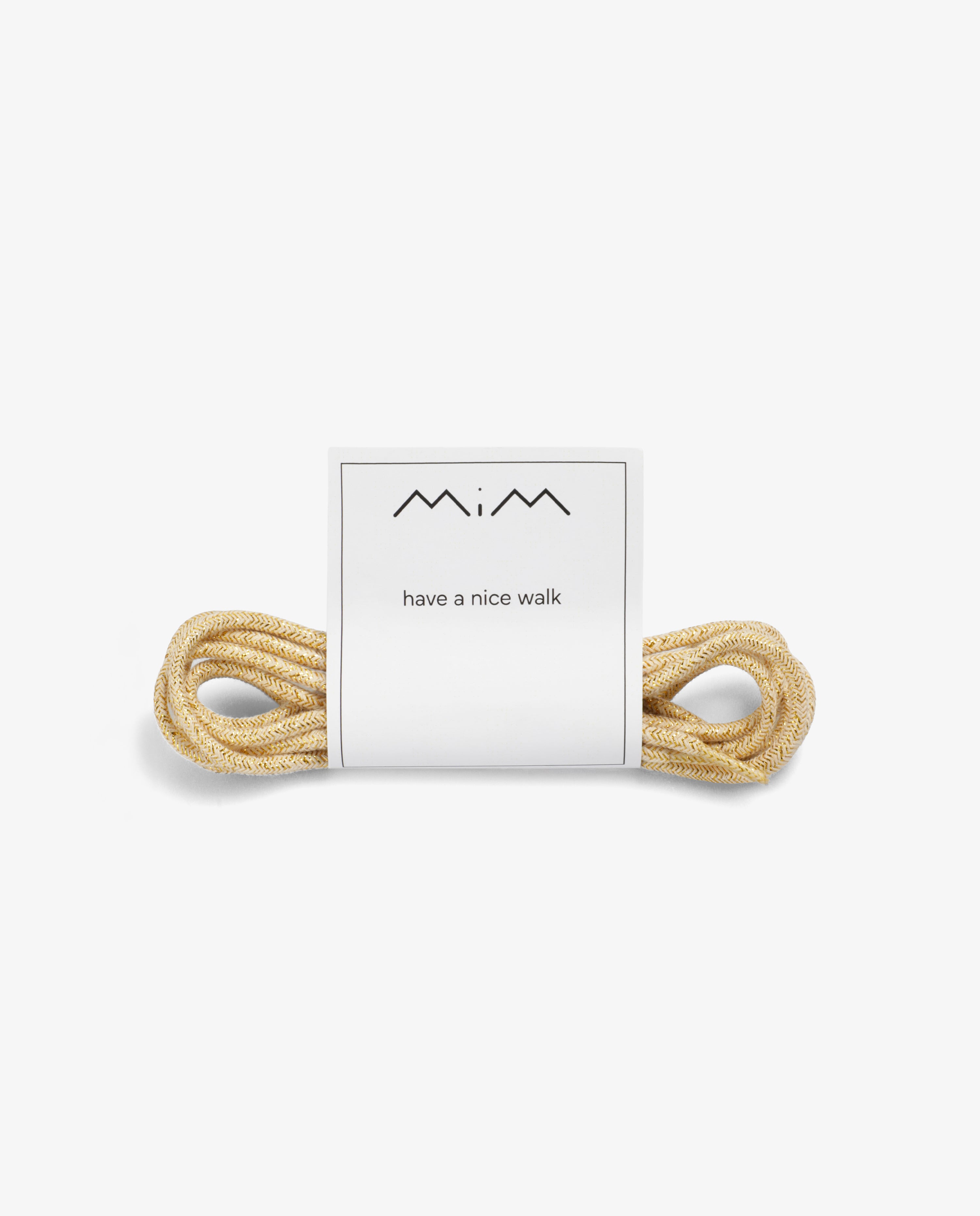 MIM Cordones UNICA CORDONES DORADO GLITTER