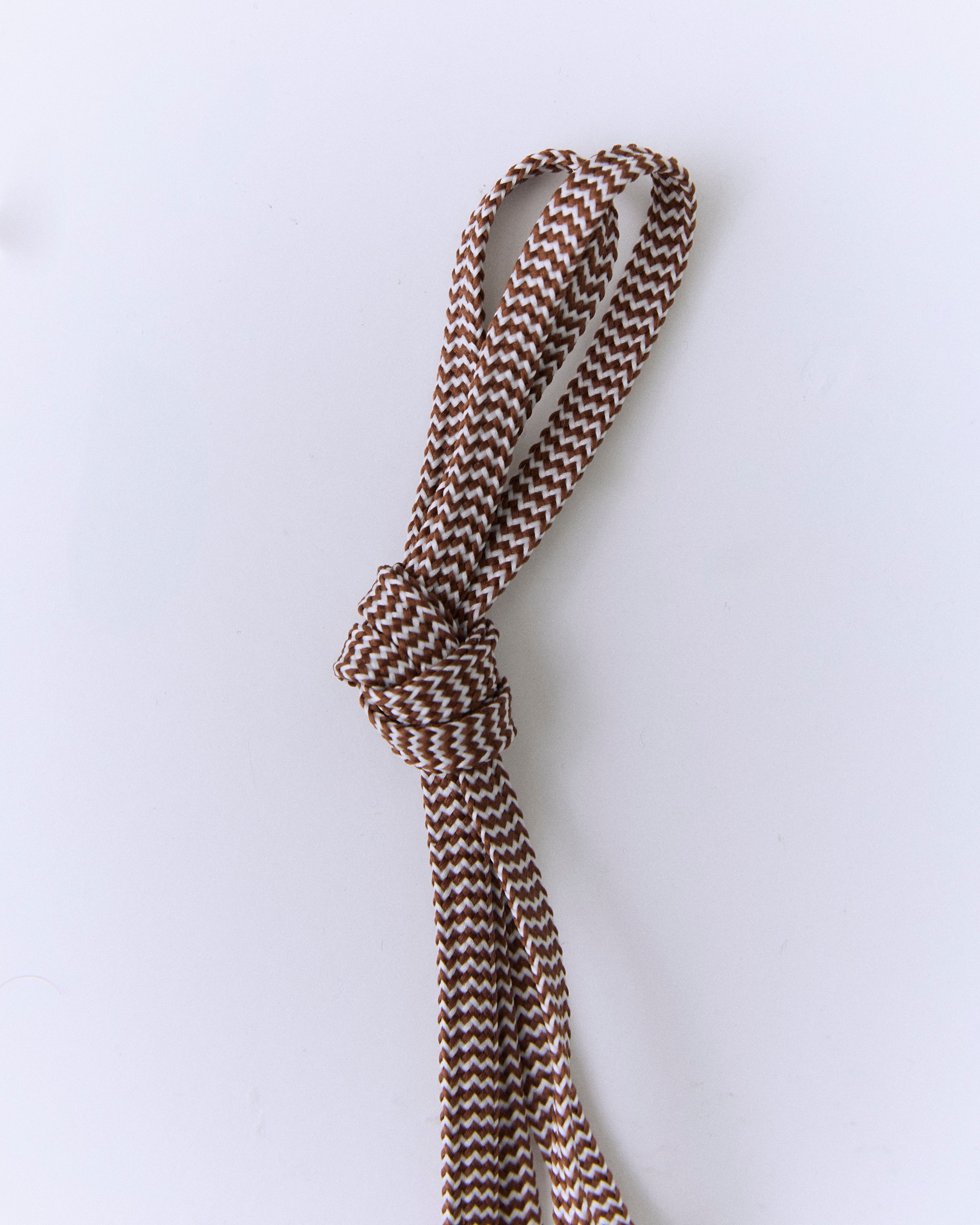 MIM Cordones UNICA CORDONES RAYAS CHOCOLATE