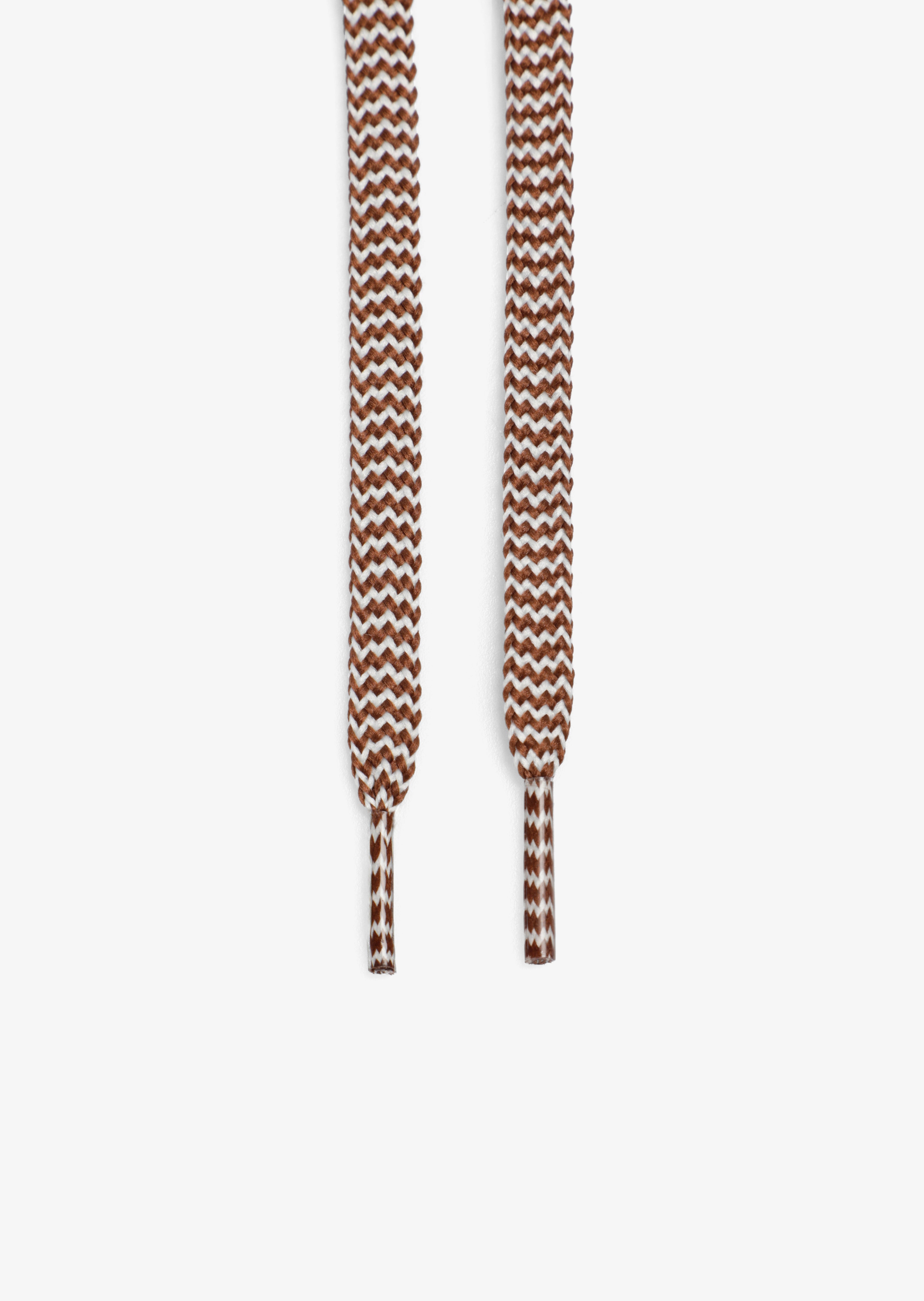 MIM Cordones UNICA CORDONES RAYAS CHOCOLATE