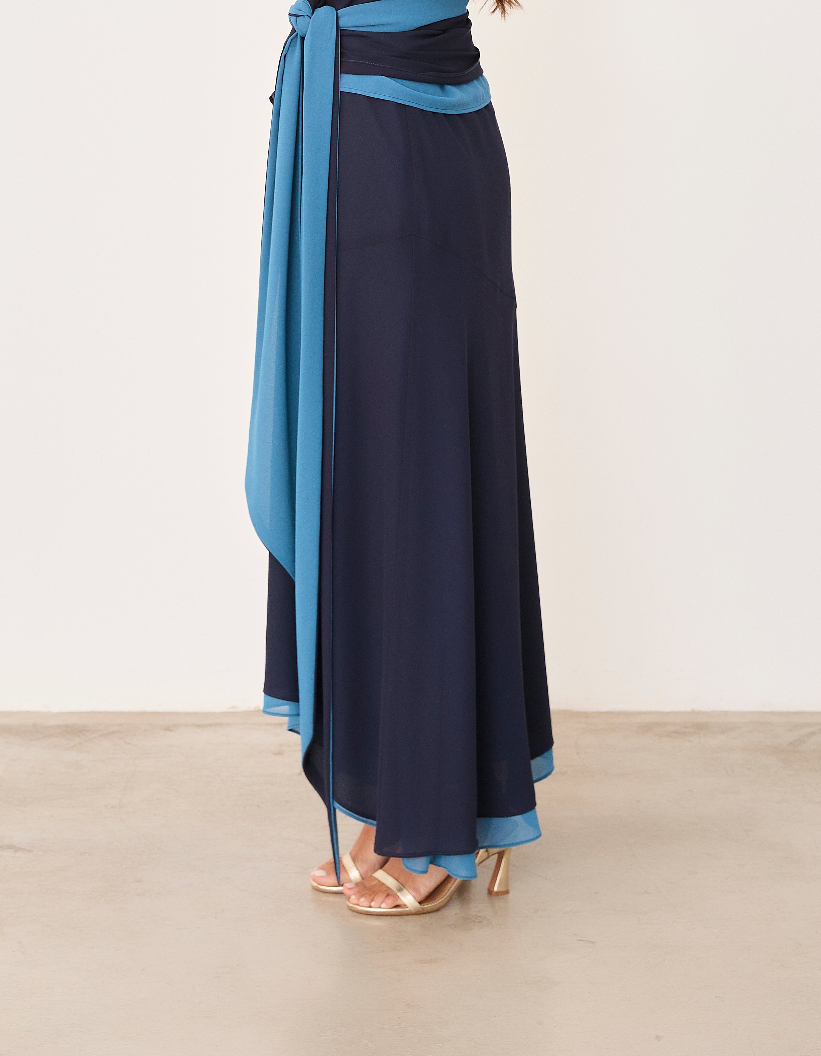 MIM Falda FALDA MEG AZUL MARINO