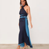 MIM Falda FALDA MEG AZUL MARINO