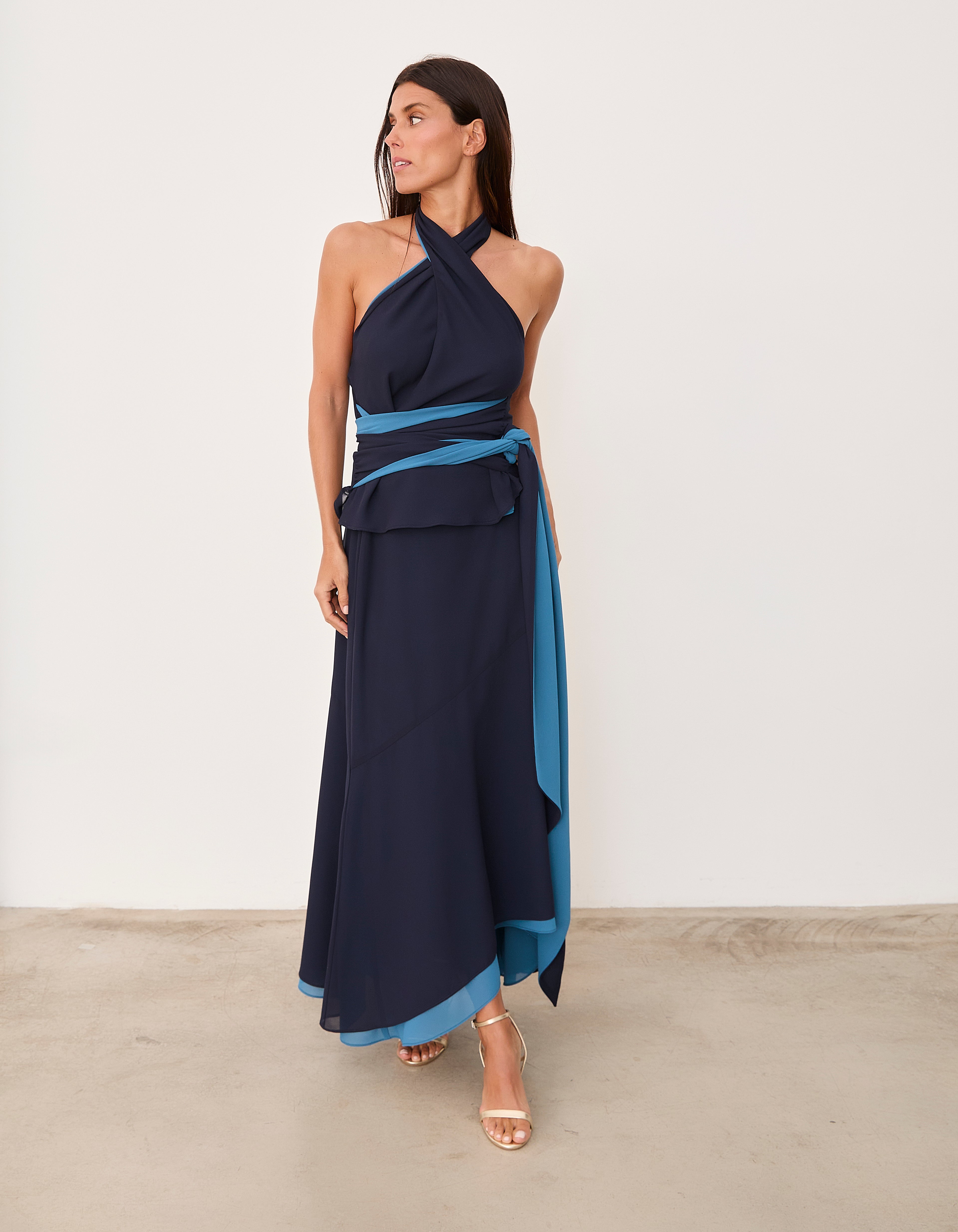 MIM Falda FALDA MEG AZUL MARINO