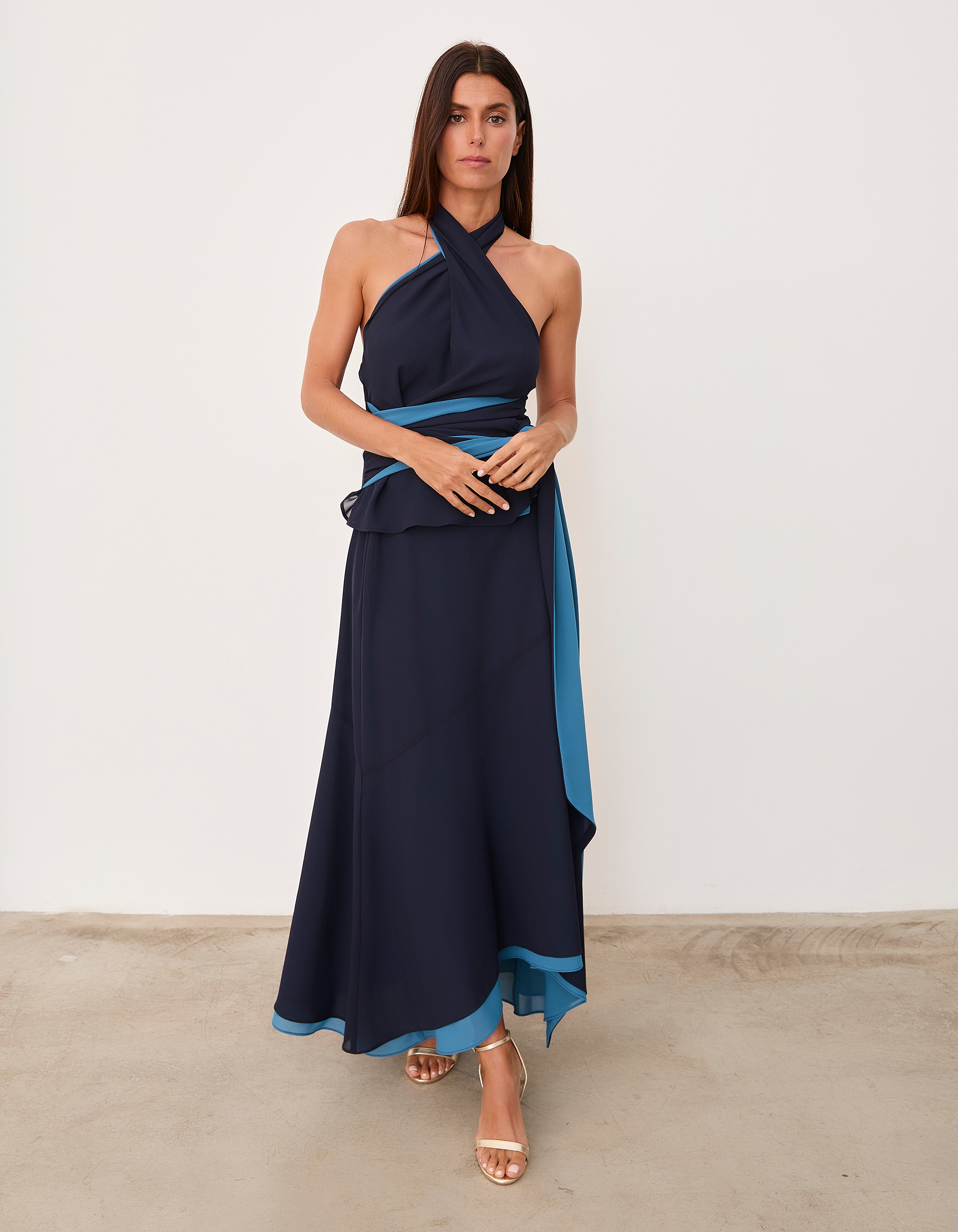 MIM Falda FALDA MEG AZUL MARINO