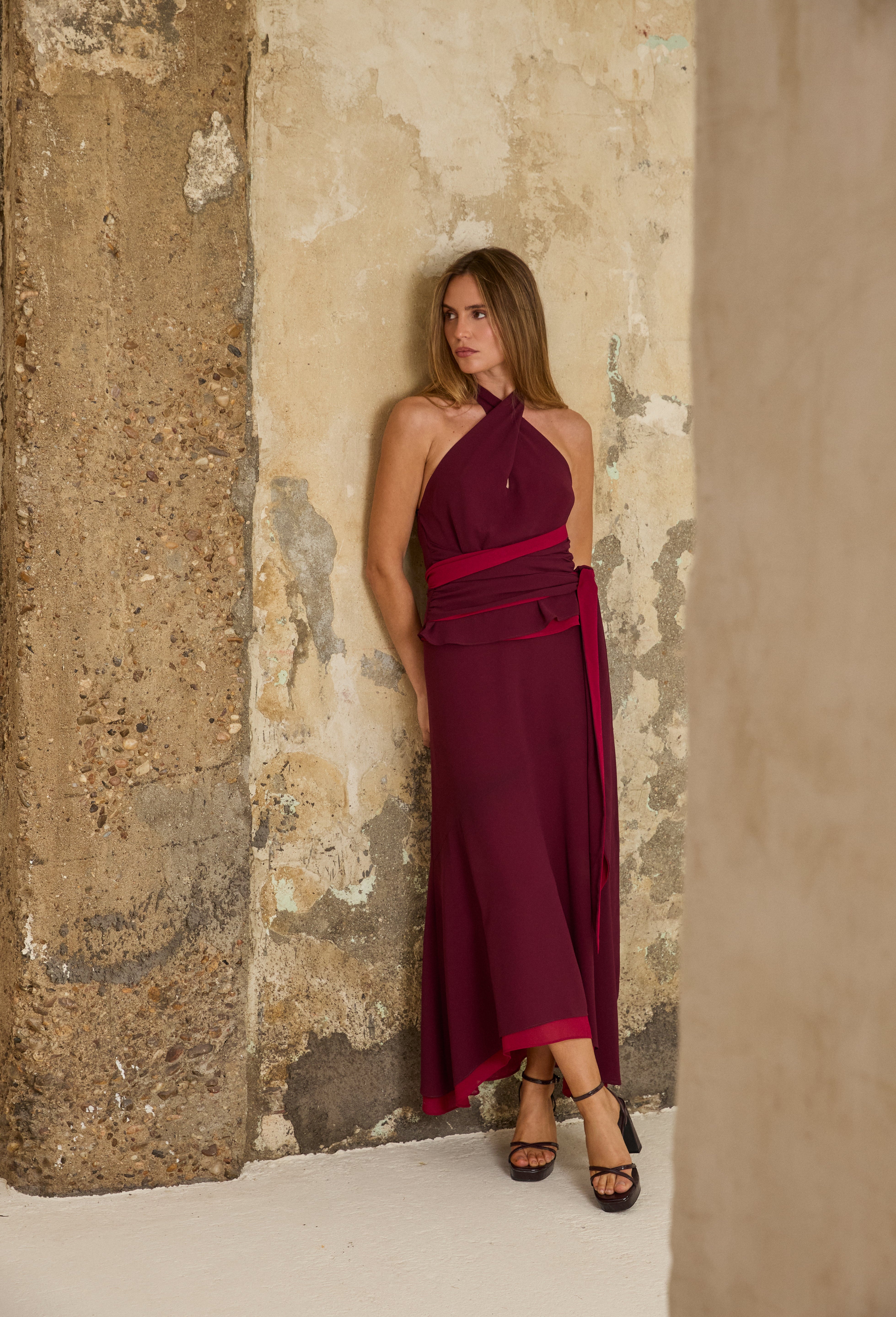 MIM Falda FALDA MEG BURDEOS