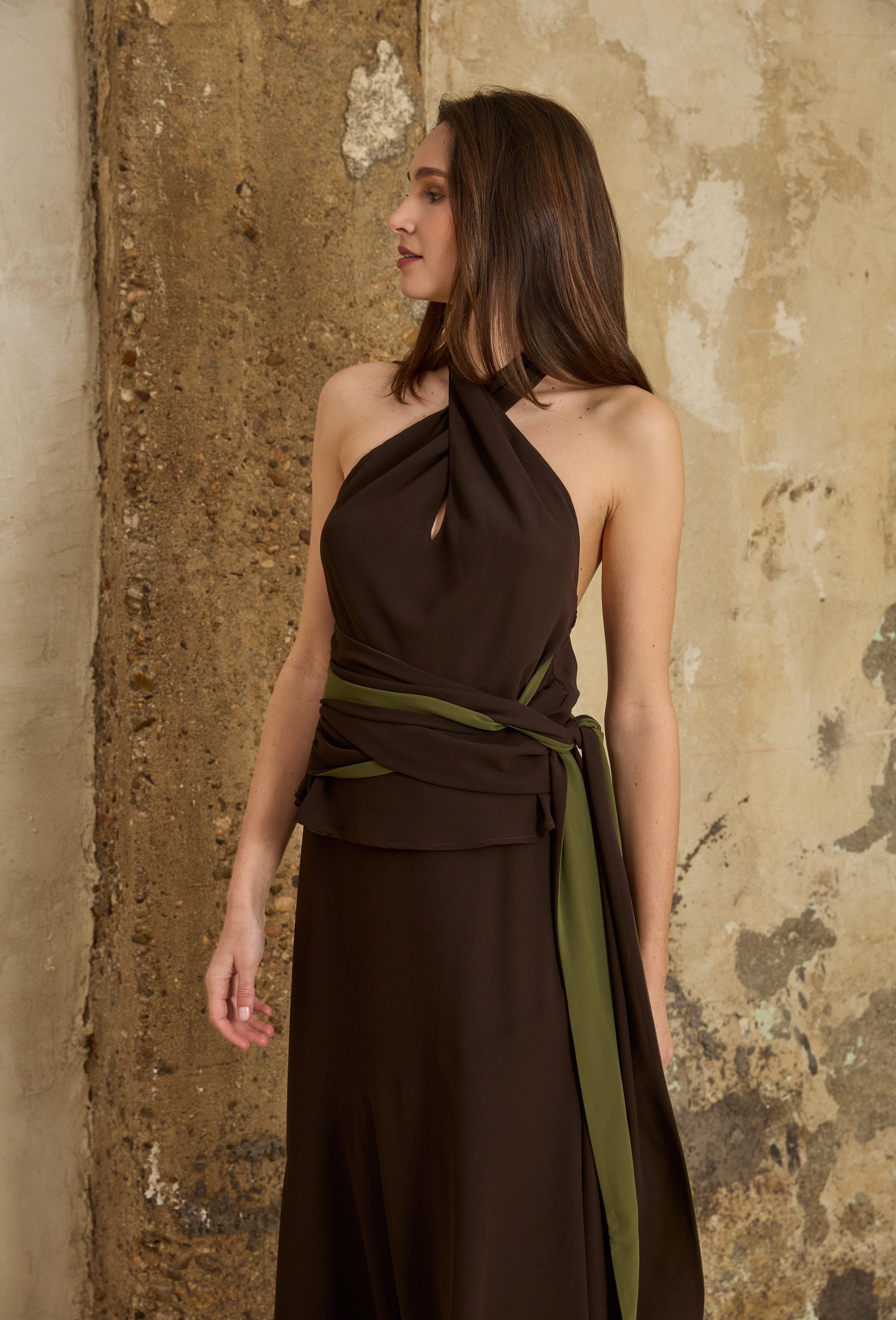 MIM Falda FALDA MEG CHOCOLATE