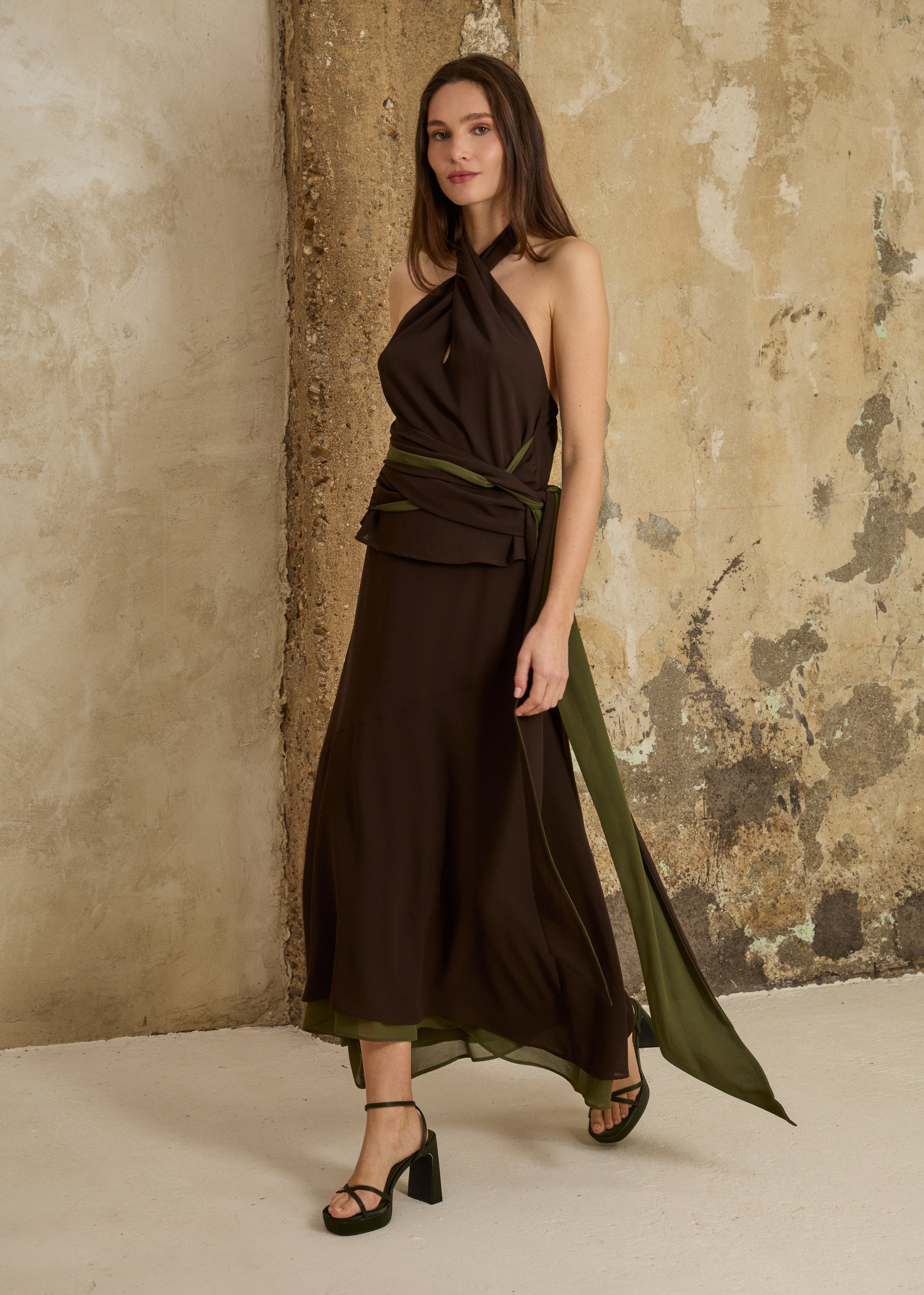 MIM Falda FALDA MEG CHOCOLATE