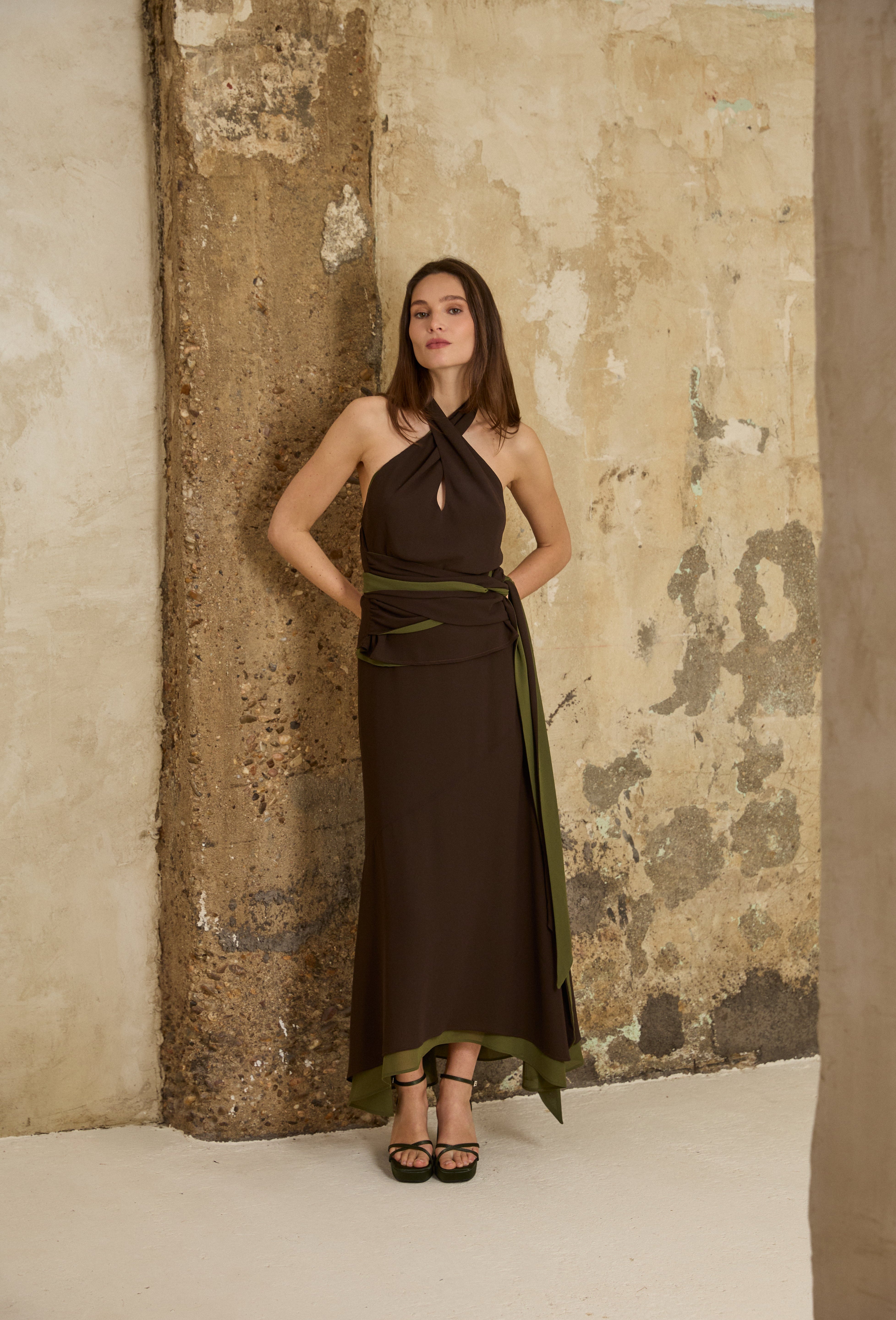 MIM Falda FALDA MEG CHOCOLATE