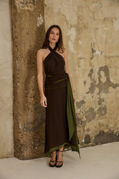 MIM Falda FALDA MEG CHOCOLATE