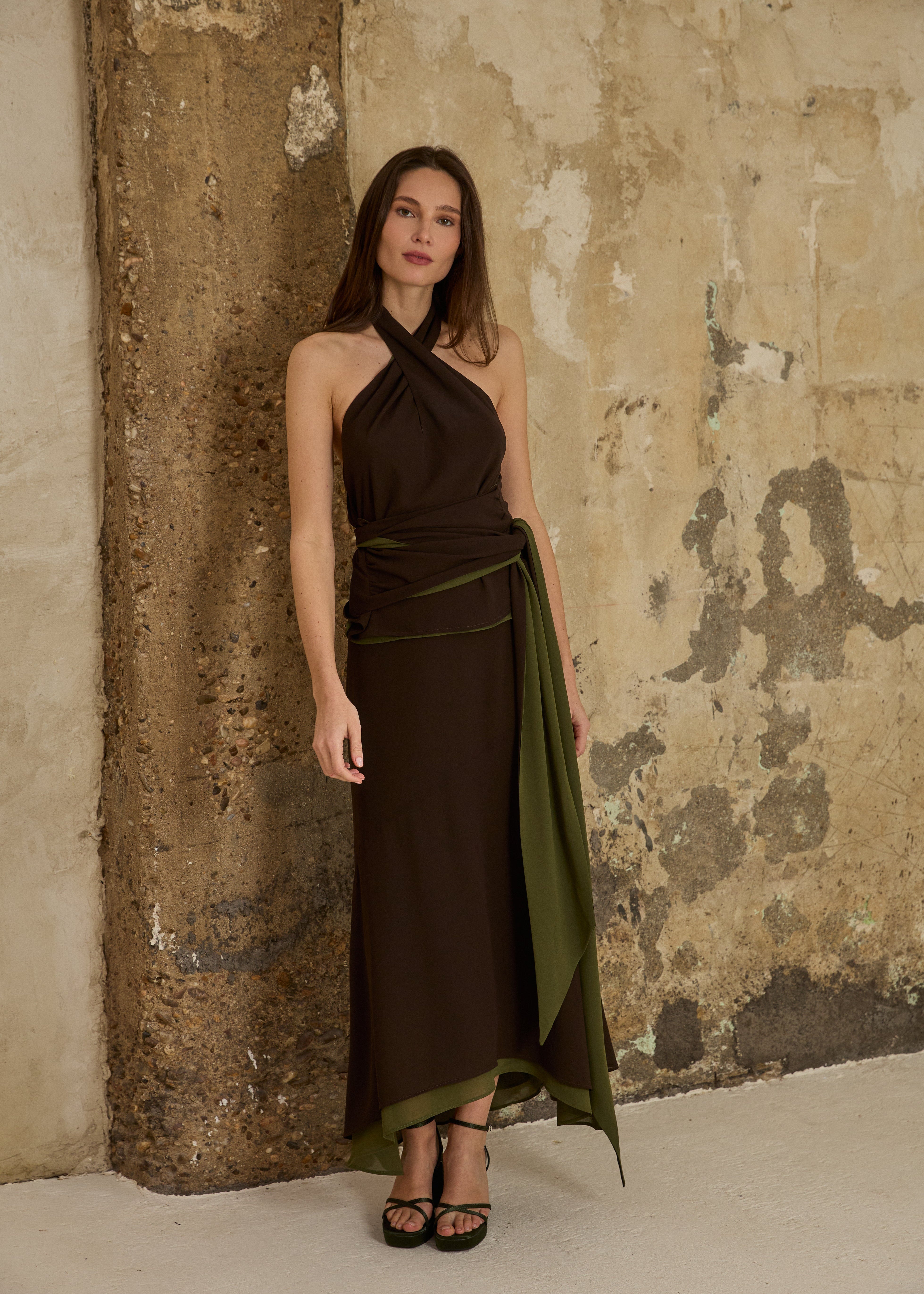 MIM Falda FALDA MEG CHOCOLATE