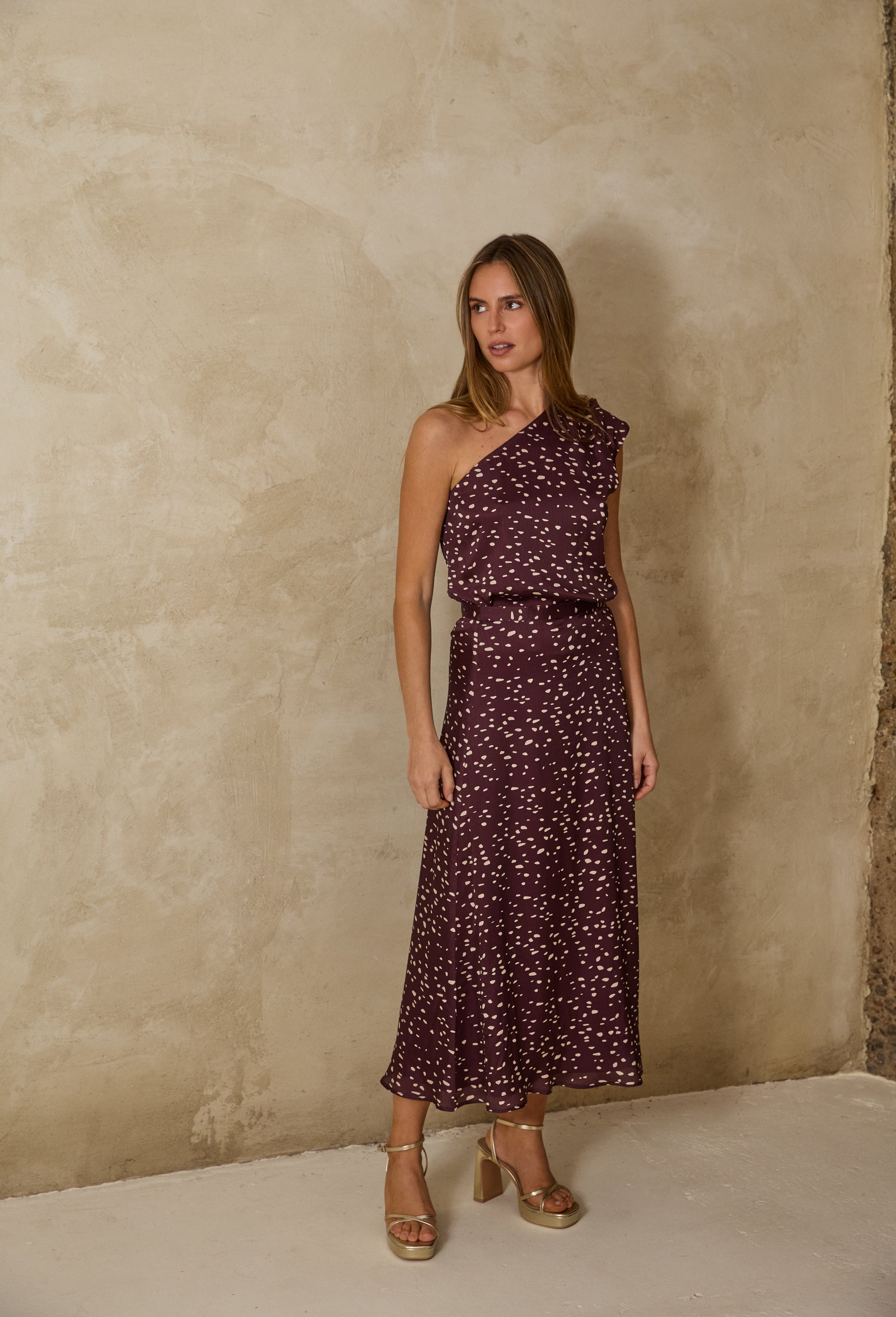 MIM Falda FALDA VIVI BERENJENA