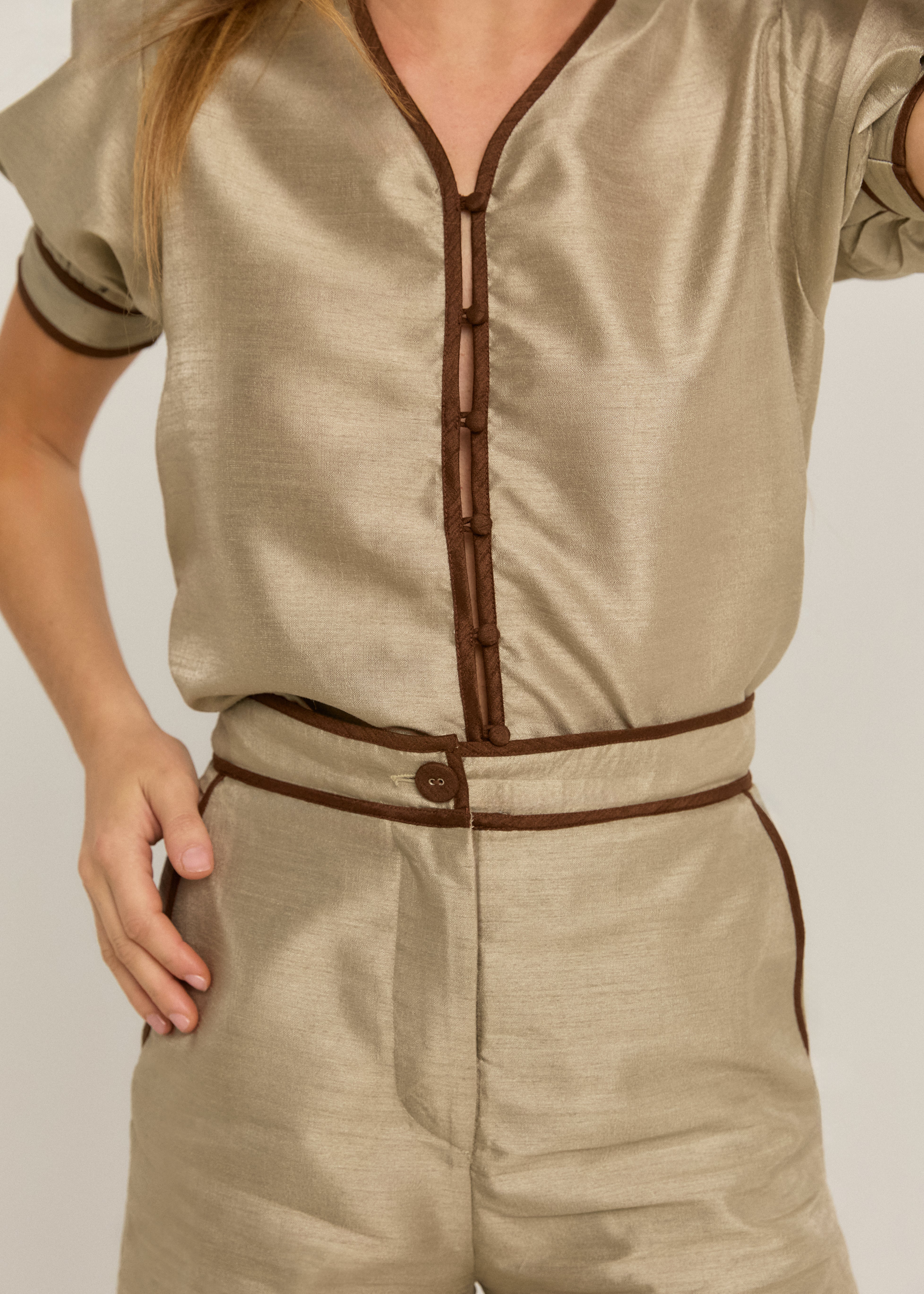 MIM Pantalón PANTALÓN BAMBA AGUAMARINA