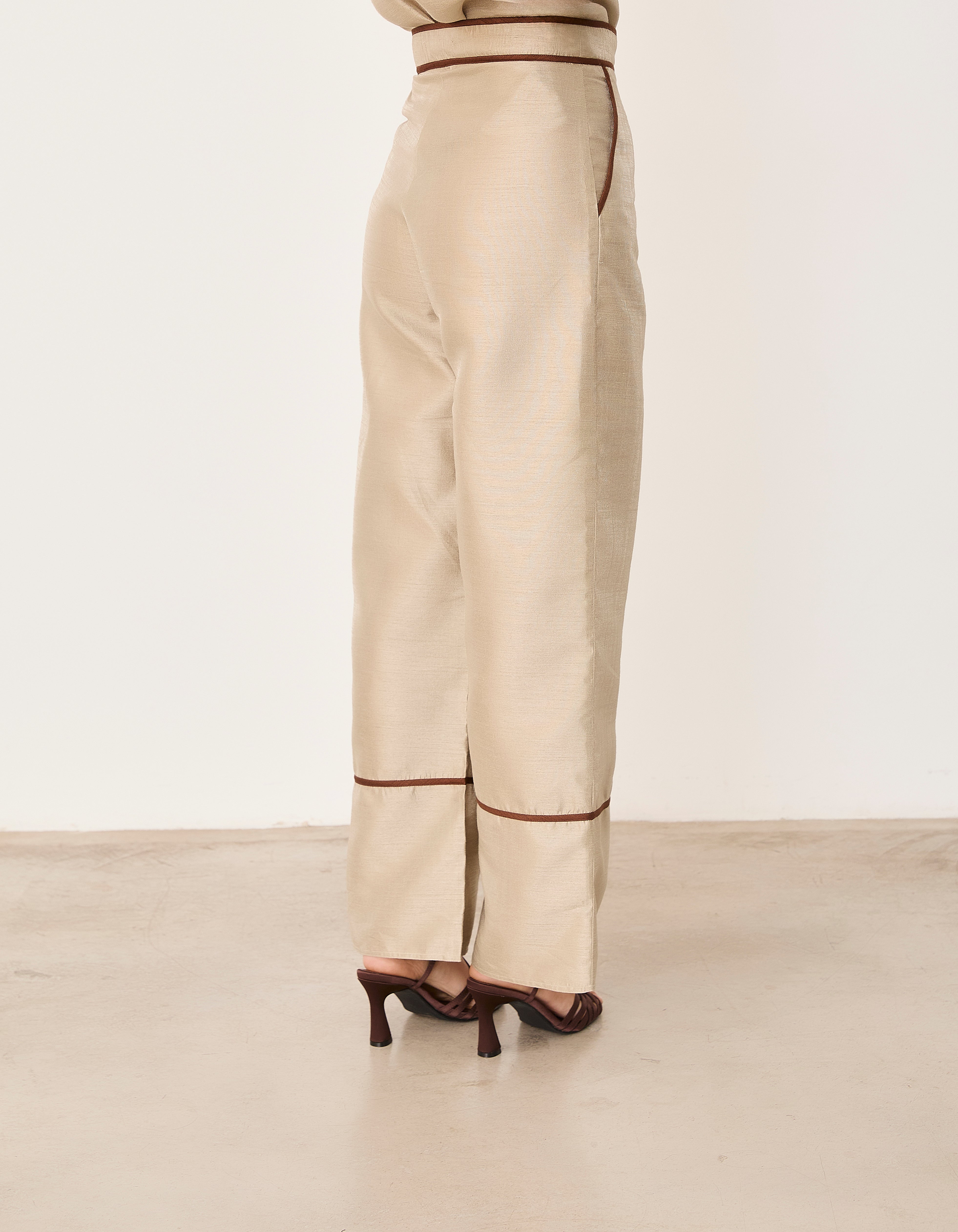 MIM Pantalón PANTALÓN BAMBA AGUAMARINA