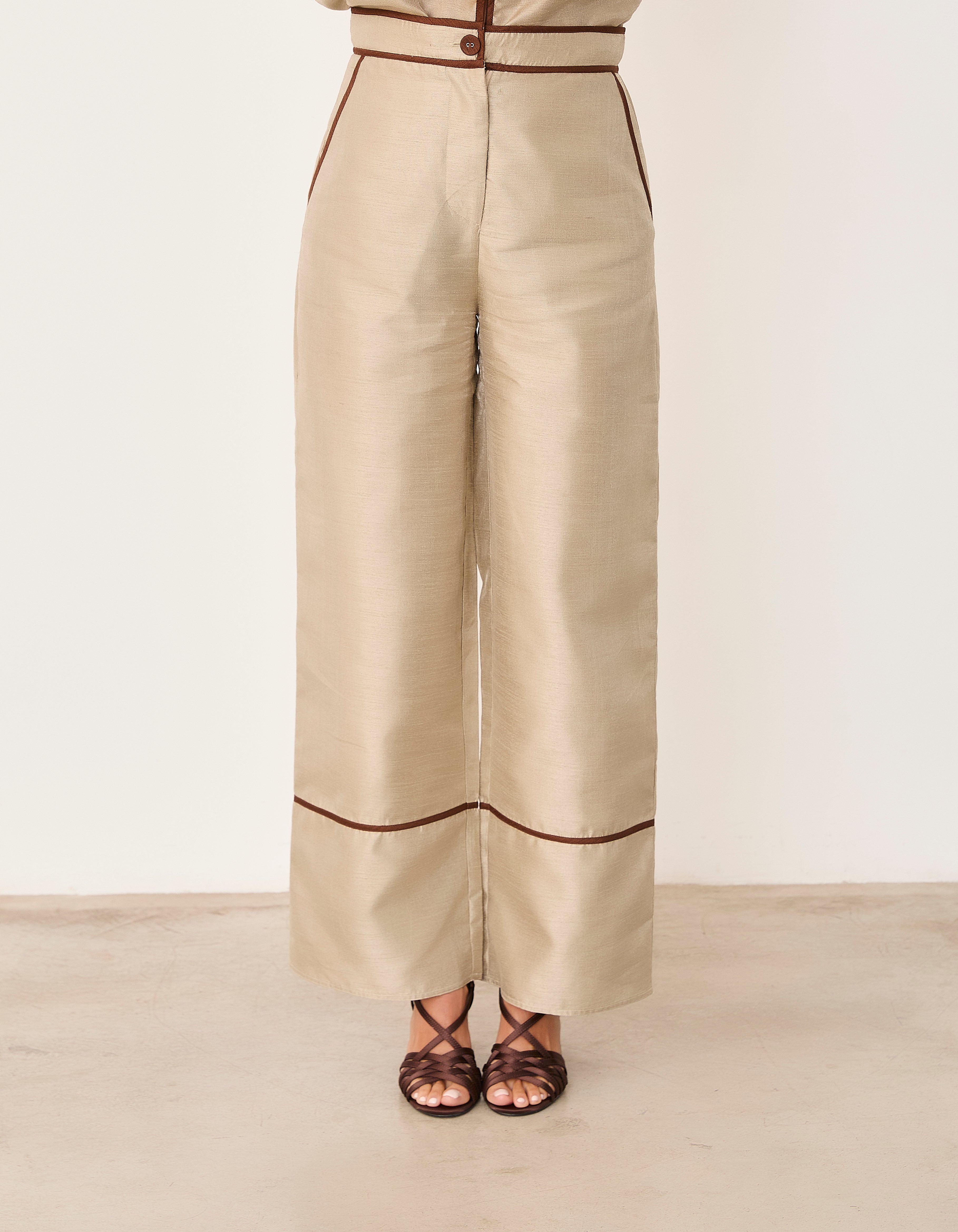 MIM Pantalón PANTALÓN BAMBA AGUAMARINA