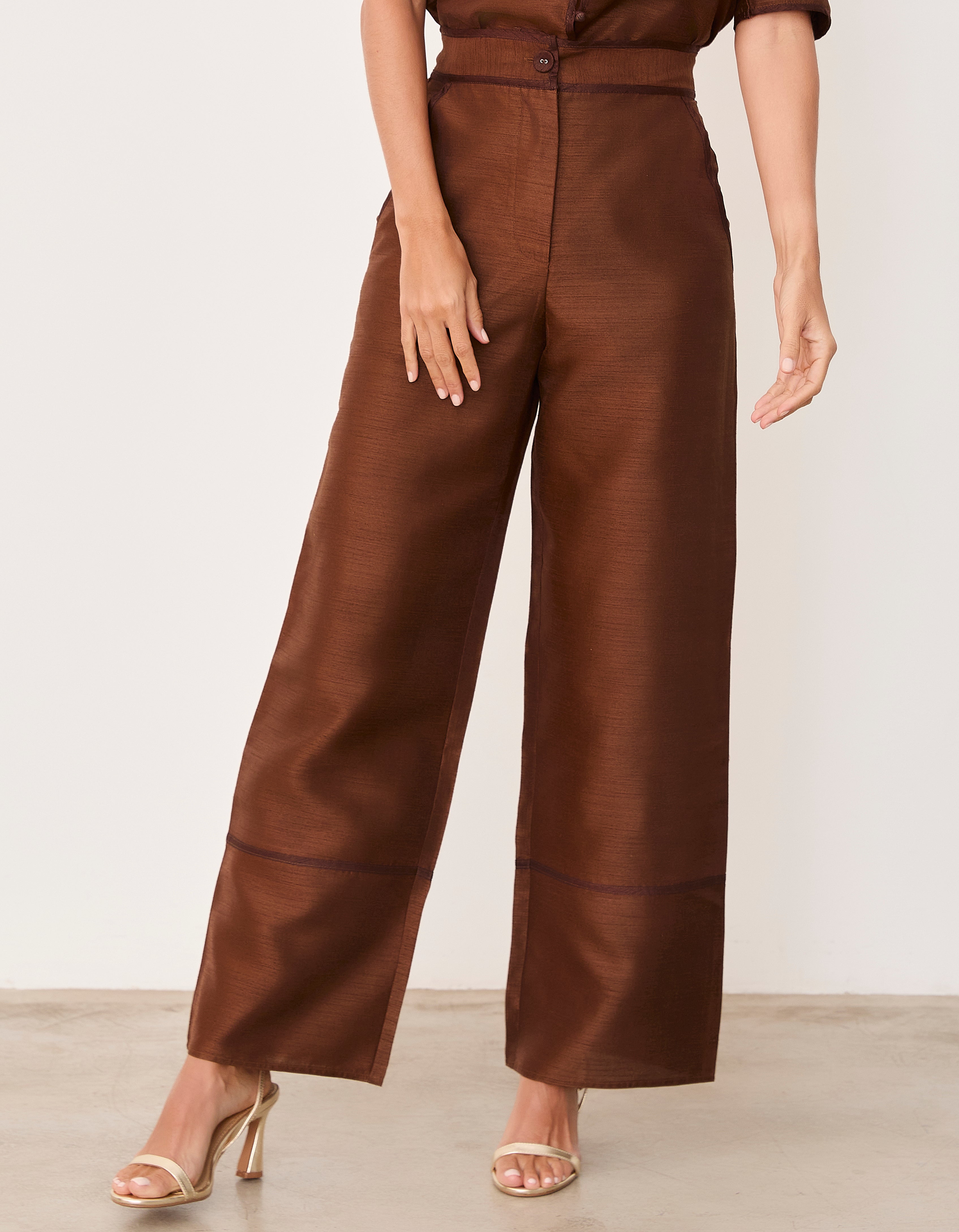 MIM Pantalón PANTALÓN BAMBA CHOCOLATE