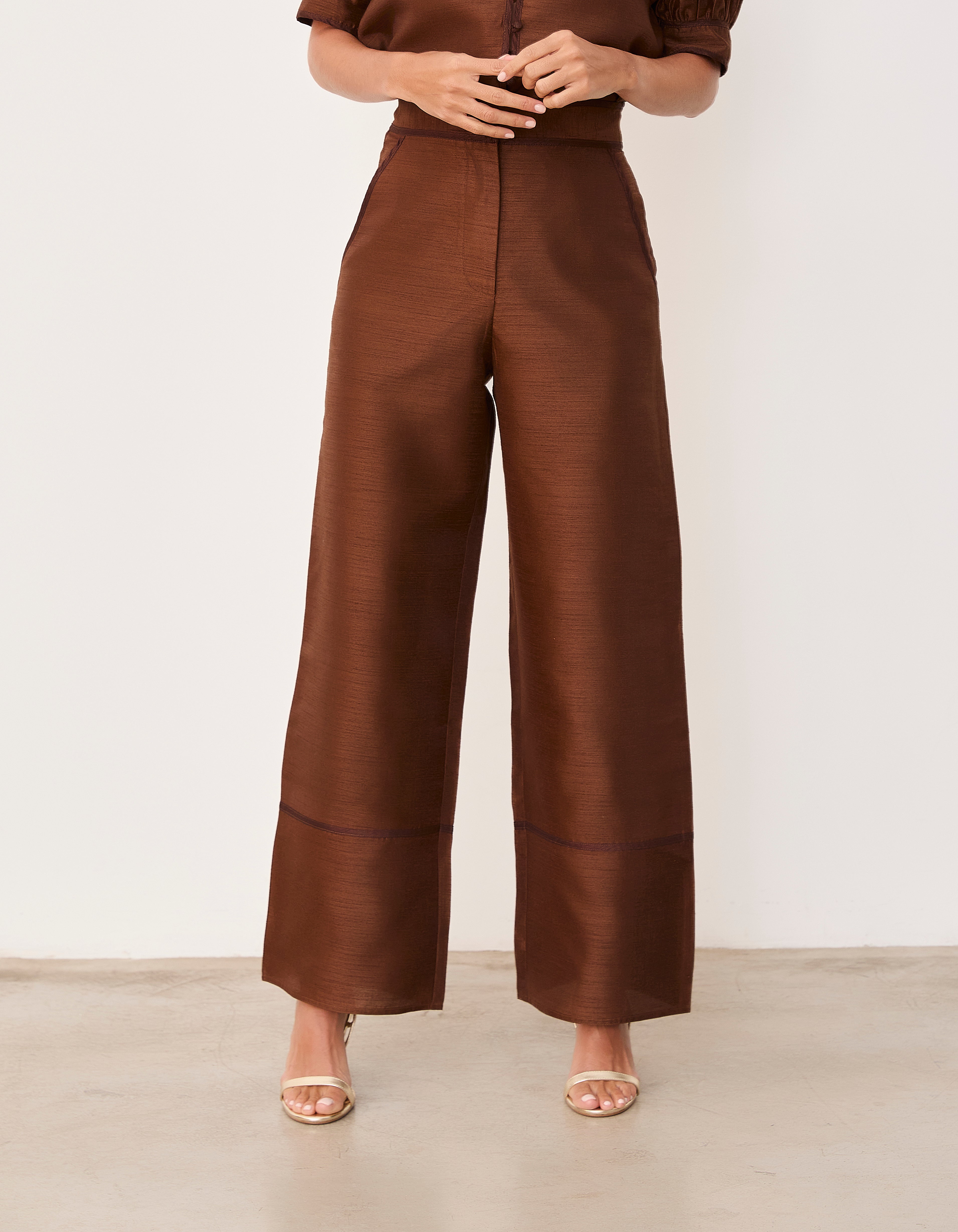 MIM Pantalón PANTALÓN BAMBA CHOCOLATE