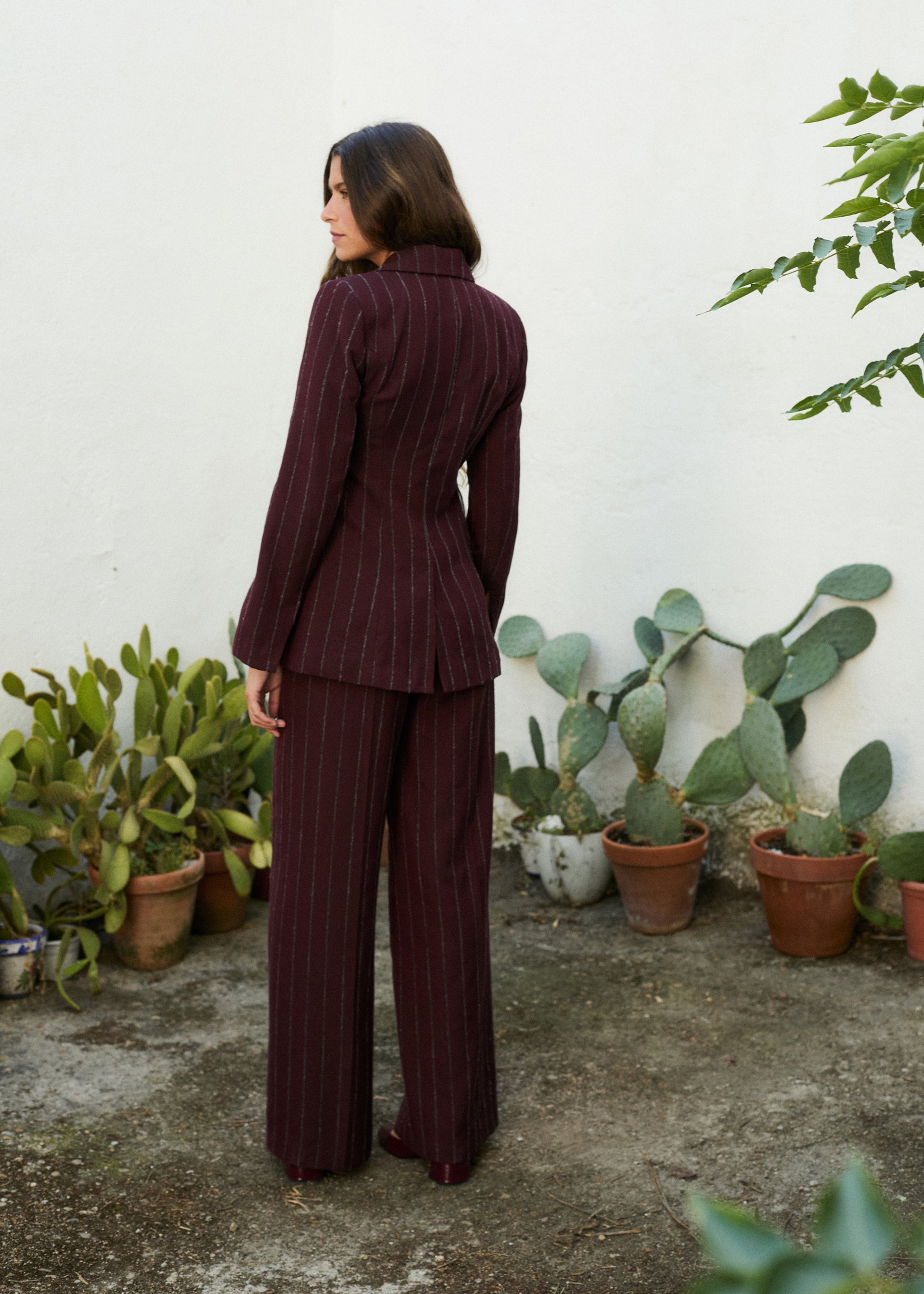 MIM Pantalón PANTALÓN ELY BERENJENA