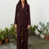 MIM Pantalón PANTALÓN ELY BERENJENA