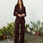 MIM Pantalón PANTALÓN ELY BERENJENA