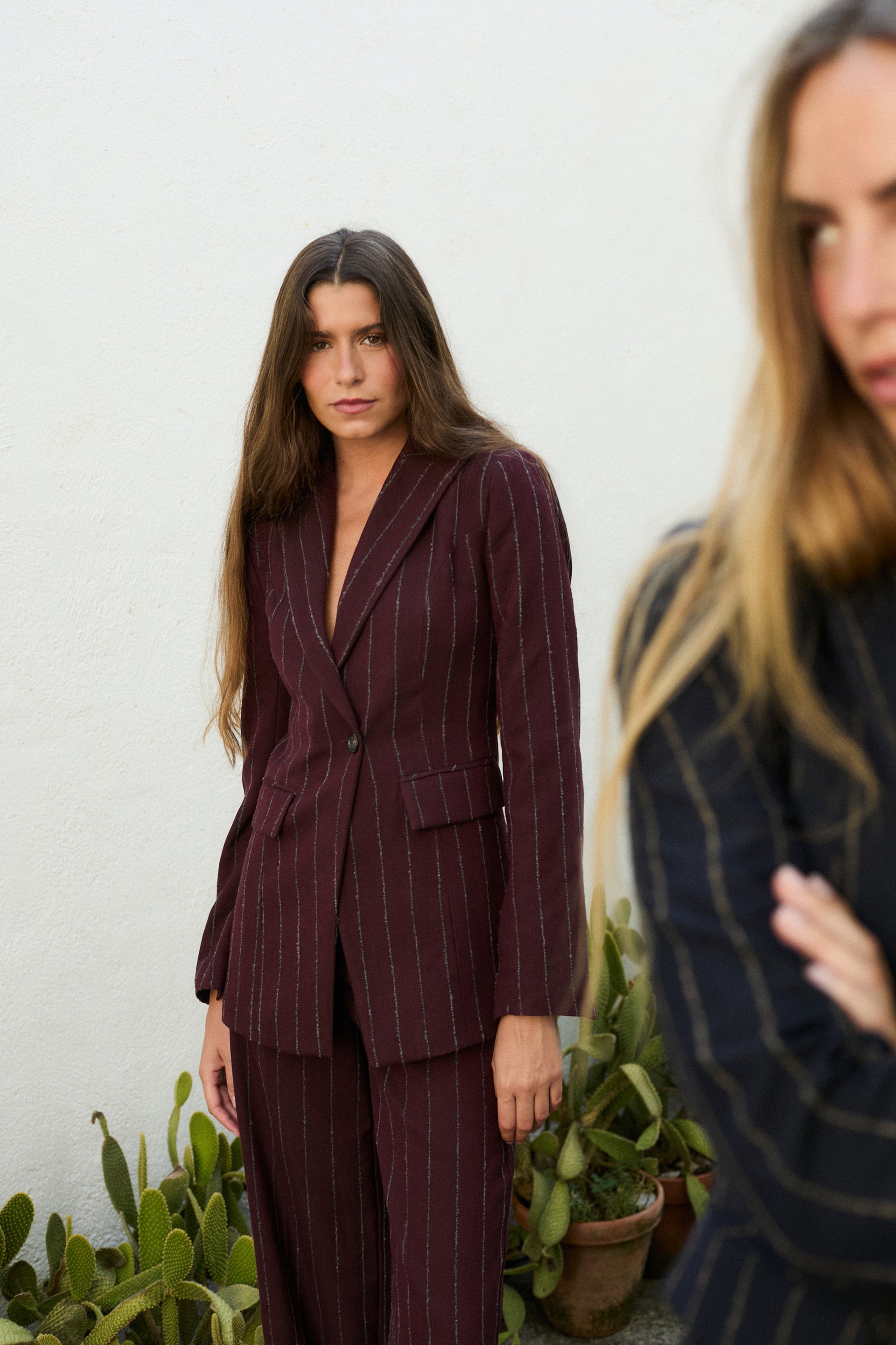 MIM Pantalón PANTALÓN ELY BERENJENA