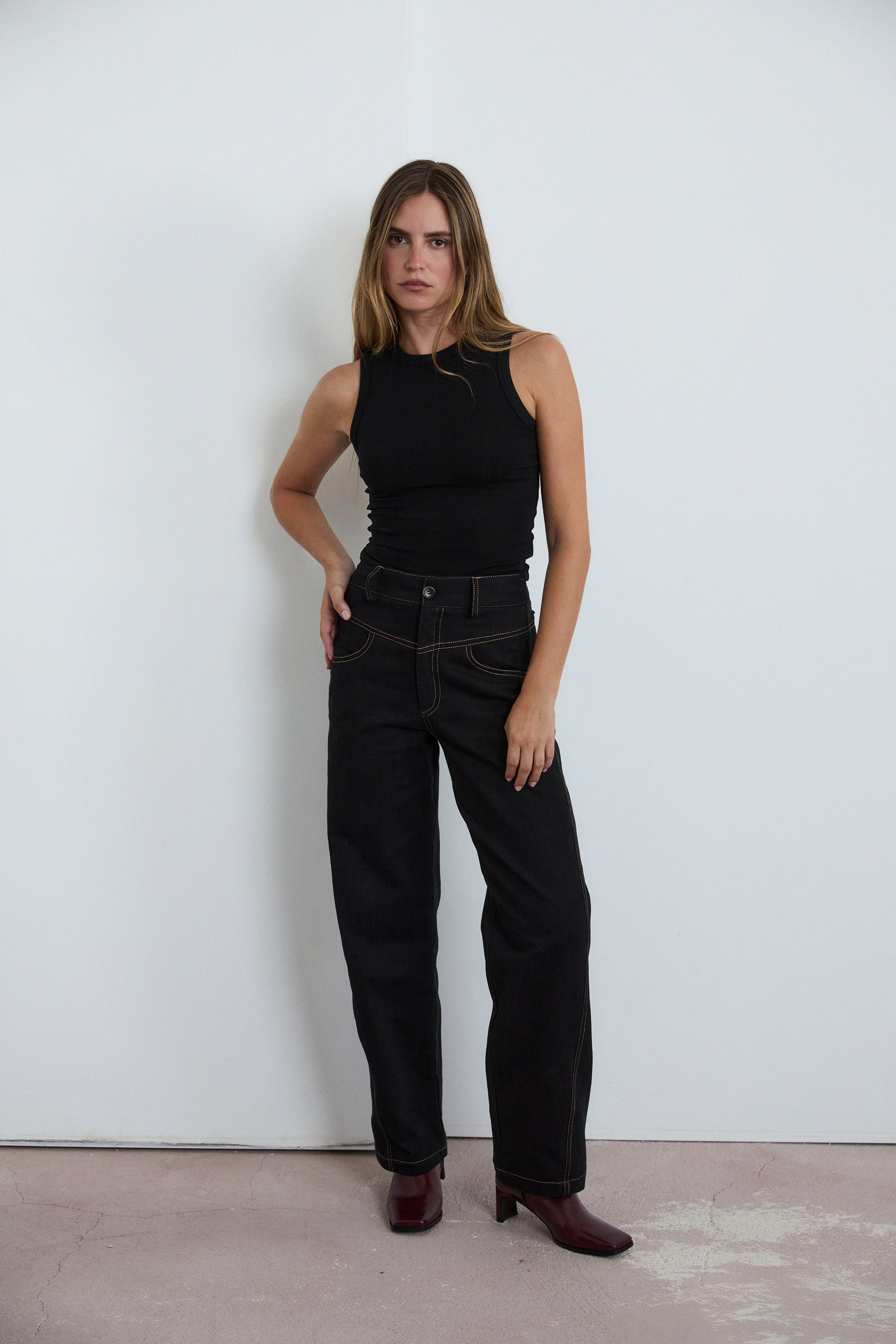 MIM Pantalón PANTALÓN WEST NEGRO