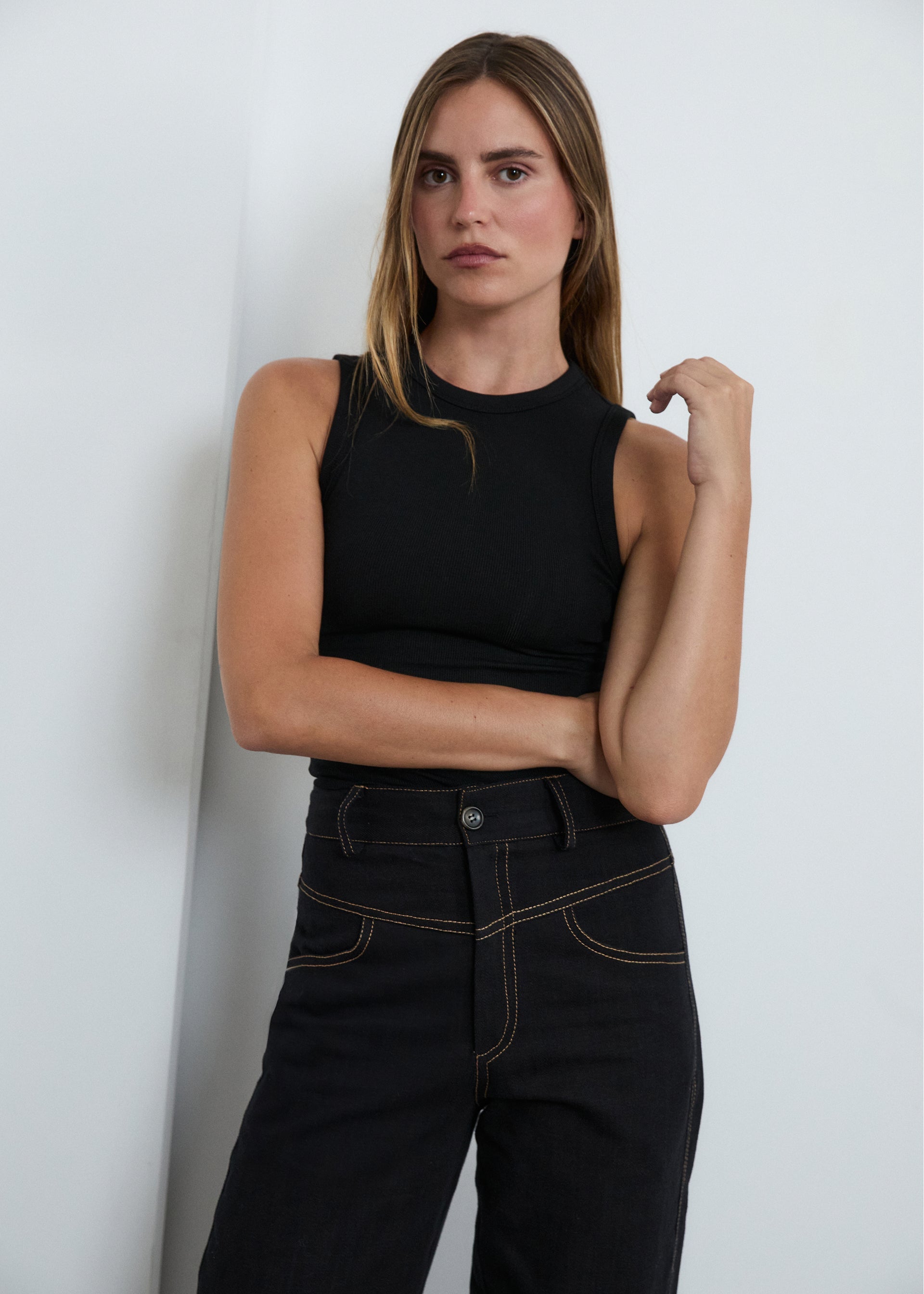 MIM Pantalón PANTALÓN WEST NEGRO
