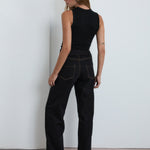 MIM Pantalón PANTALÓN WEST NEGRO