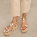 MIM Plataforma baja ZAHARA DORADO