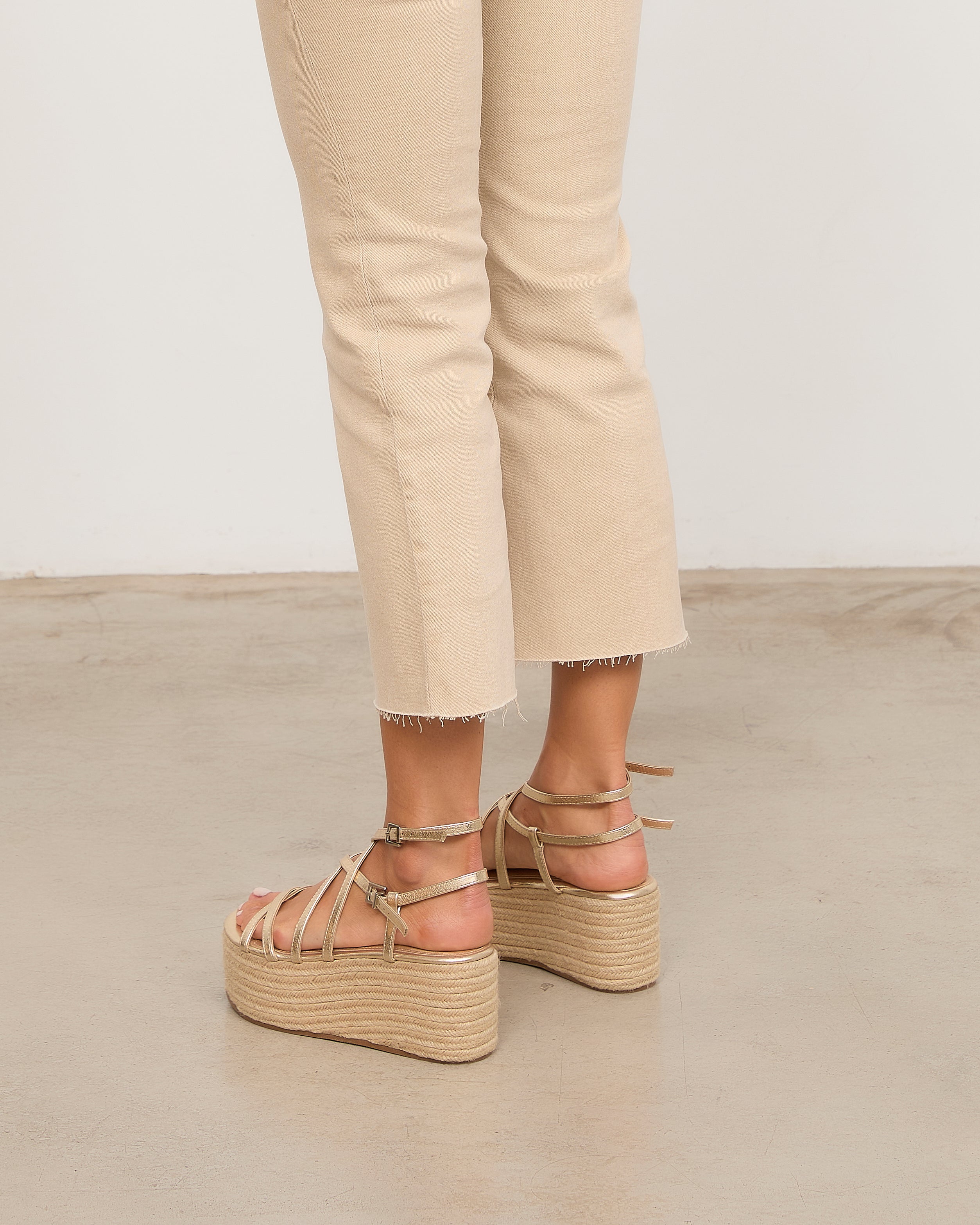 MIM Plataforma baja ZAHARA DORADO