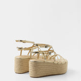 MIM Plataforma baja ZAHARA DORADO