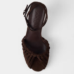 MIM Sandalia de tacón ANYA CHOCOLATE