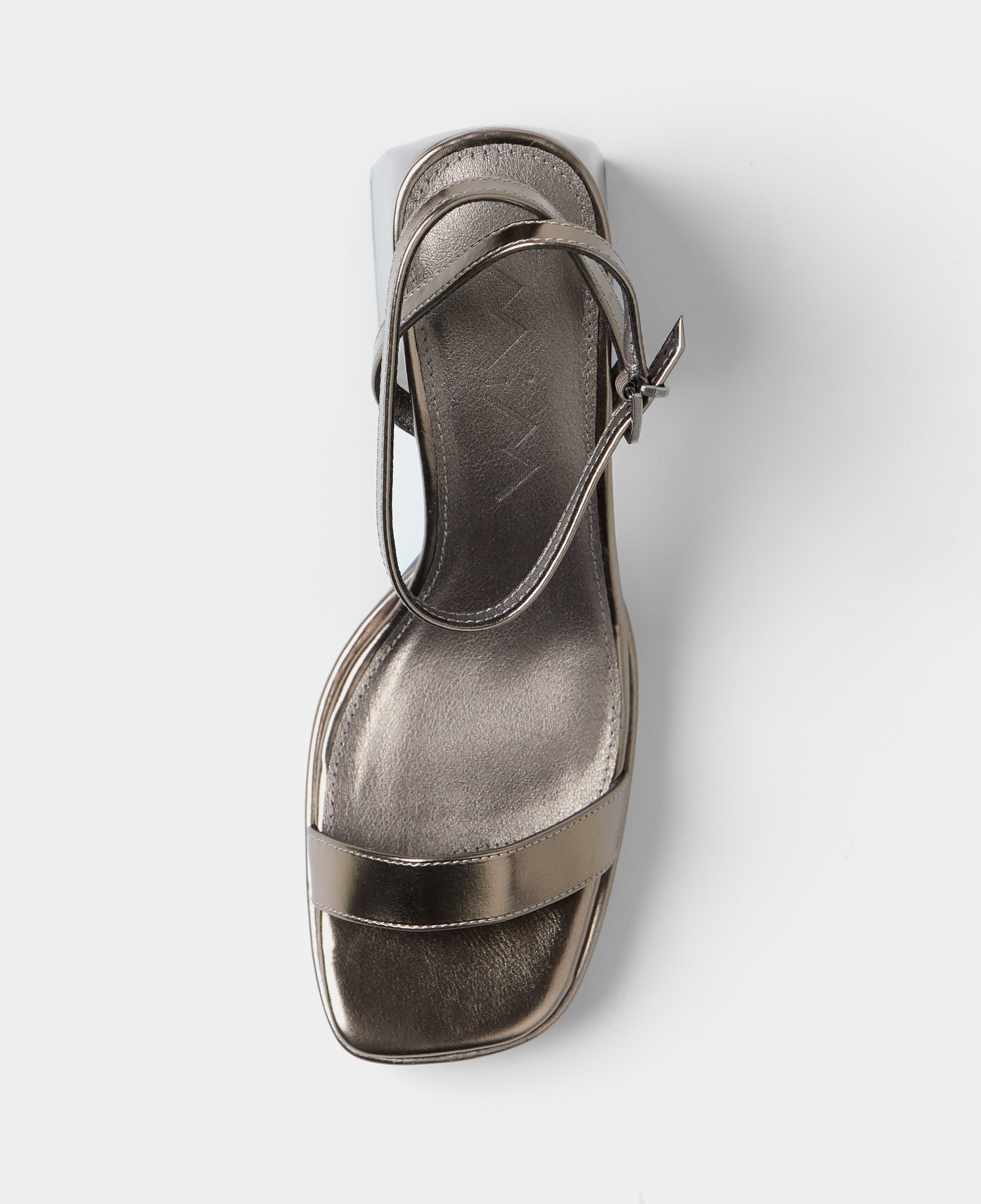 MIM Sandalia de tacón BAZ METALIZADO