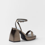 MIM Sandalia de tacón BAZ METALIZADO