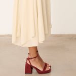 MIM Sandalia de tacón BAZ TEJA