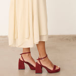 MIM Sandalia de tacón BAZ TEJA