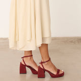 MIM Sandalia de tacón BAZ TEJA