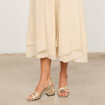 MIM Sandalia de tacón CLOE DORADO