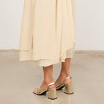 MIM Sandalia de tacón CLOE DORADO