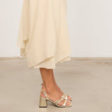 MIM Sandalia de tacón CLOE DORADO