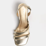 MIM Sandalia de tacón CLOE DORADO