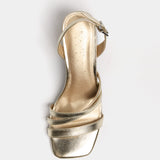 MIM Sandalia de tacón CLOE DORADO