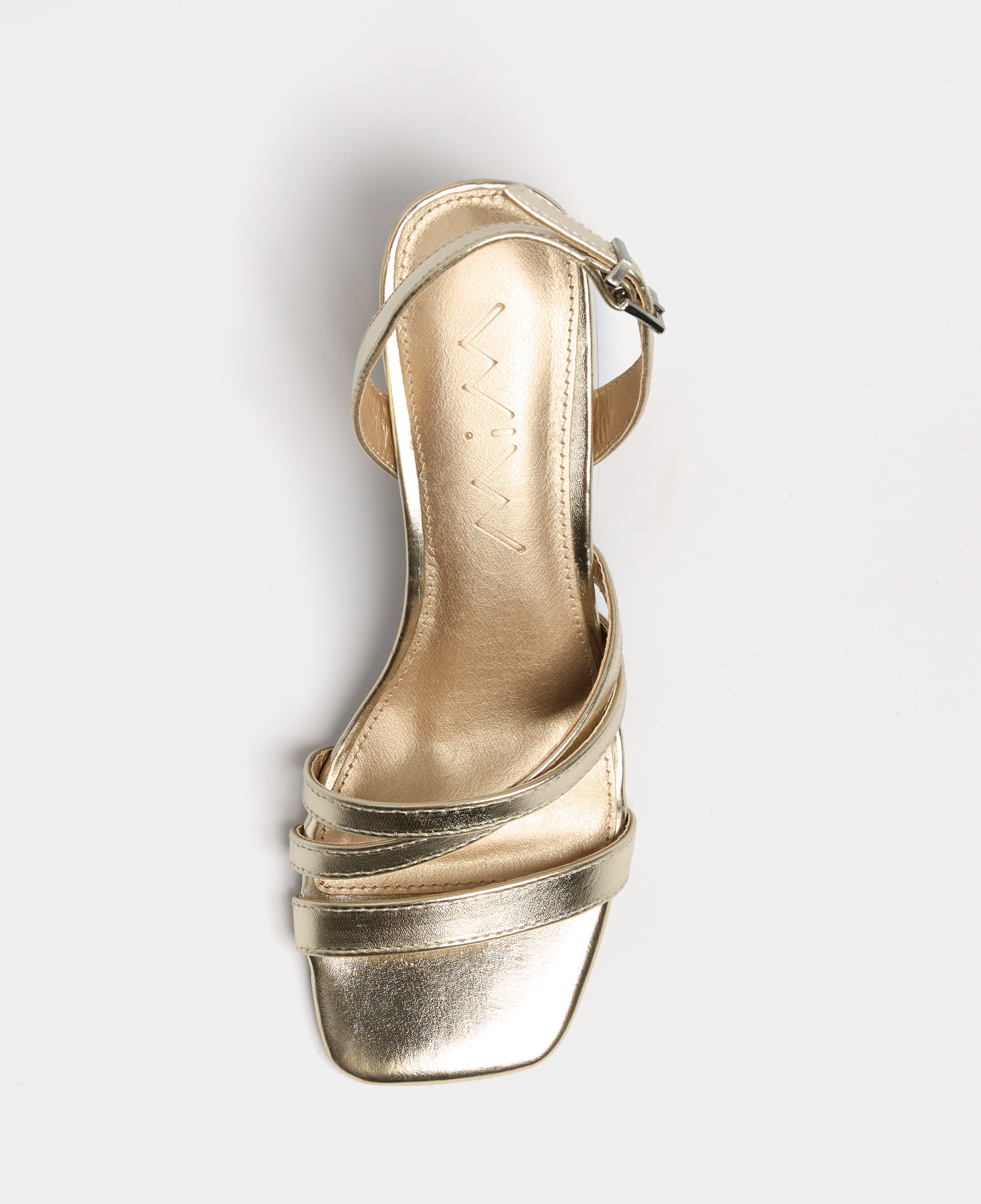 MIM Sandalia de tacón CLOE DORADO