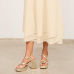 MIM Sandalia de tacón CORA DORADO