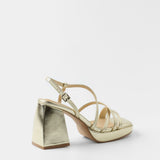 MIM Sandalia de tacón CORA DORADO